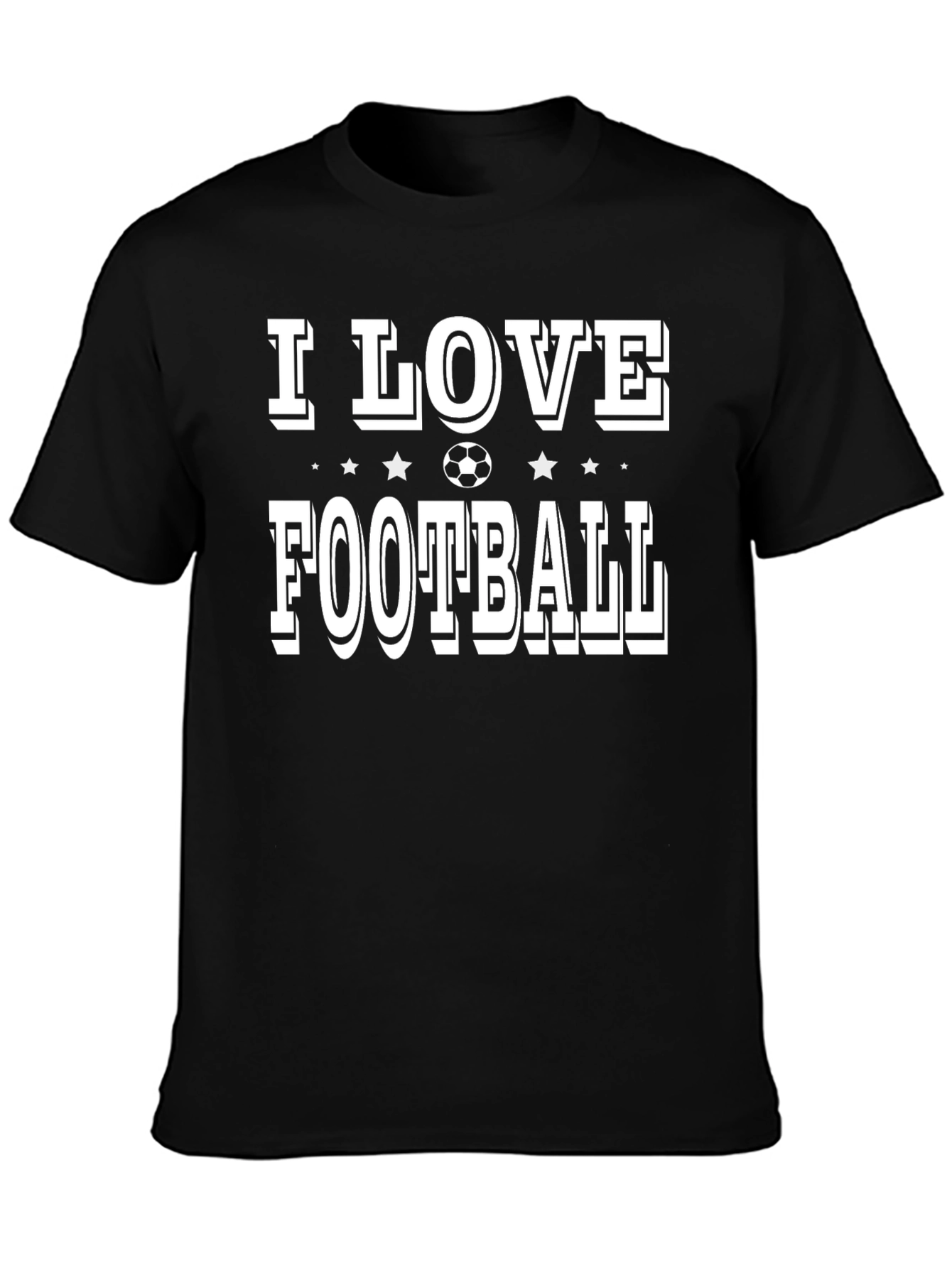 I Love Football Graphic Tee
