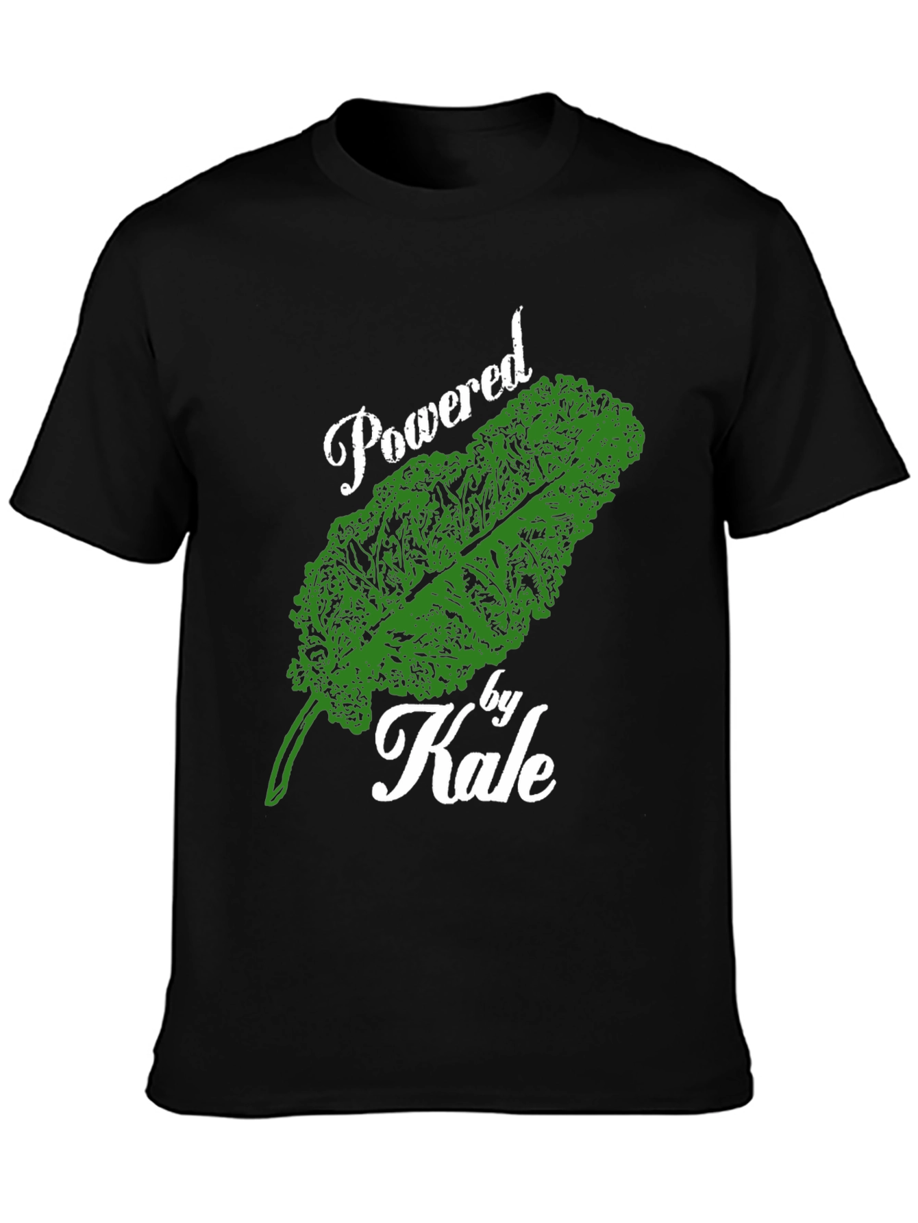 Powered by Kale T-Shirt - Vegan & Healthy