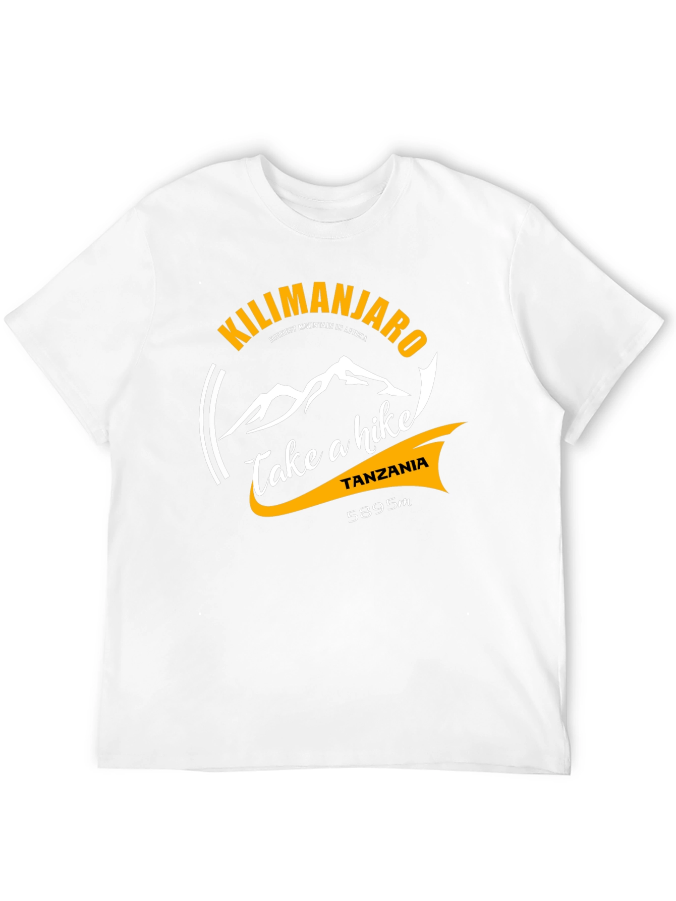 Kilimanjaro Hike T-Shirt - Black Cotton Graphic Tee