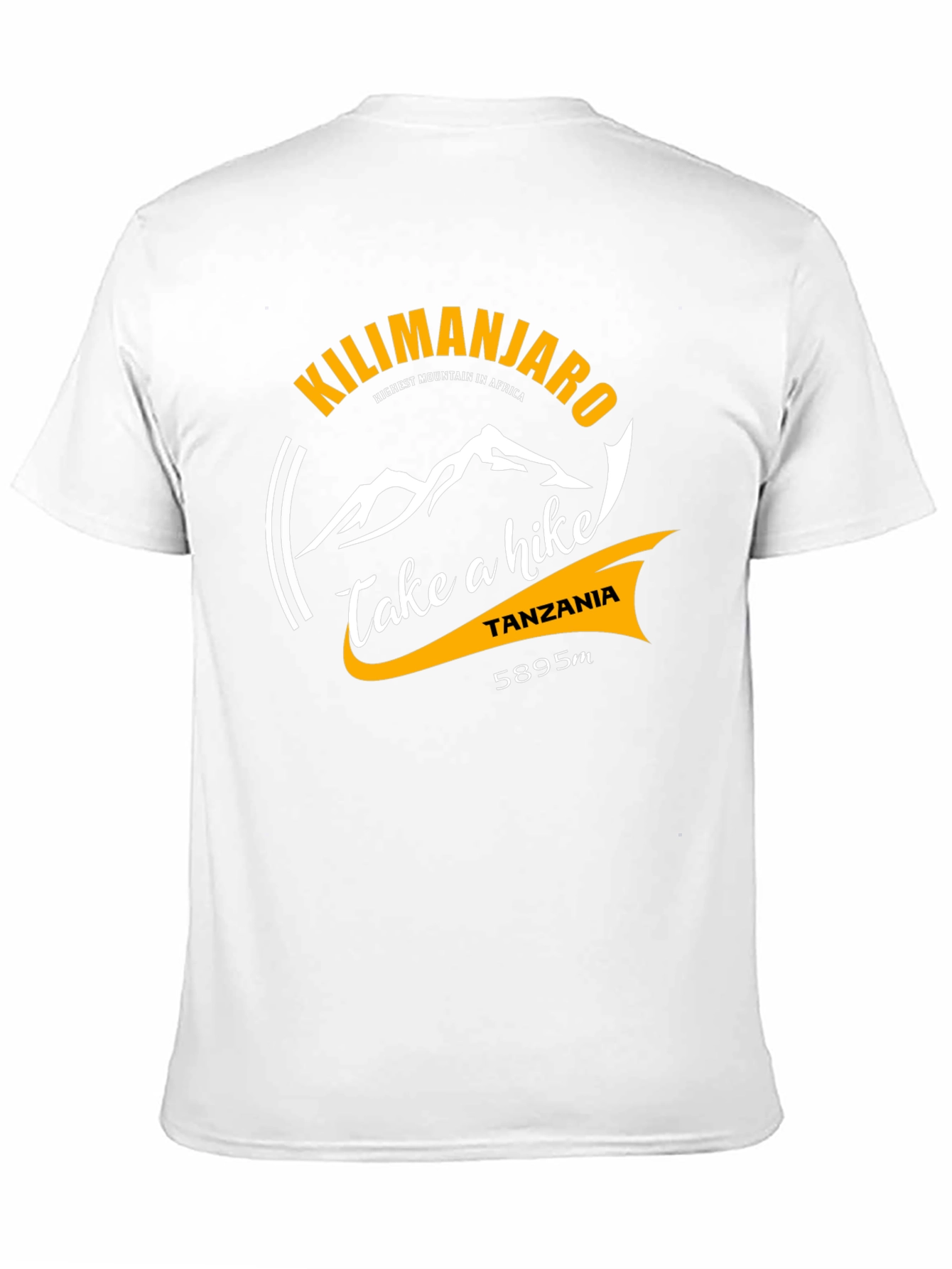 Kilimanjaro Hike T-Shirt - Black Cotton Graphic Tee