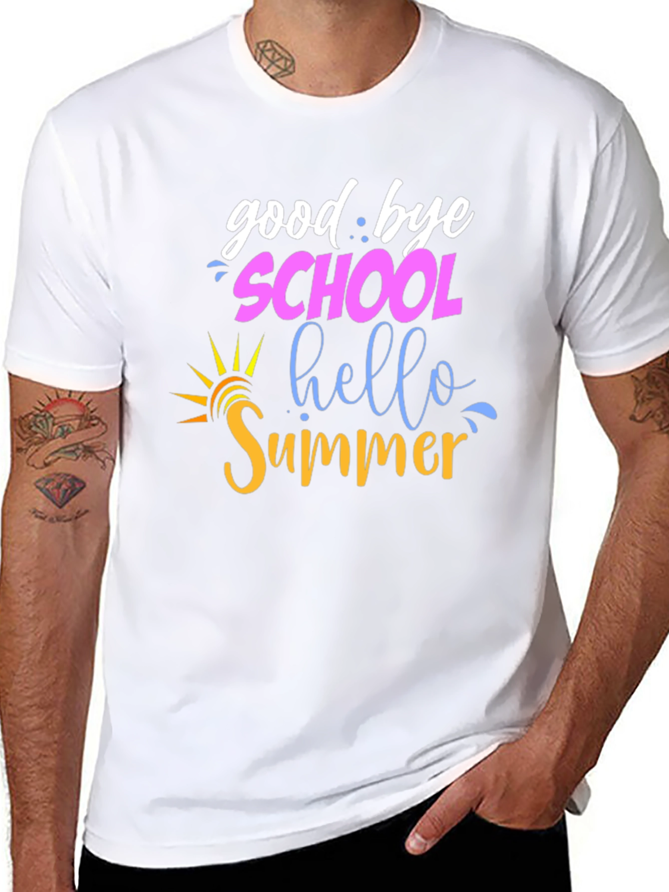 Goodbye School Hello Summer Graphic Tee