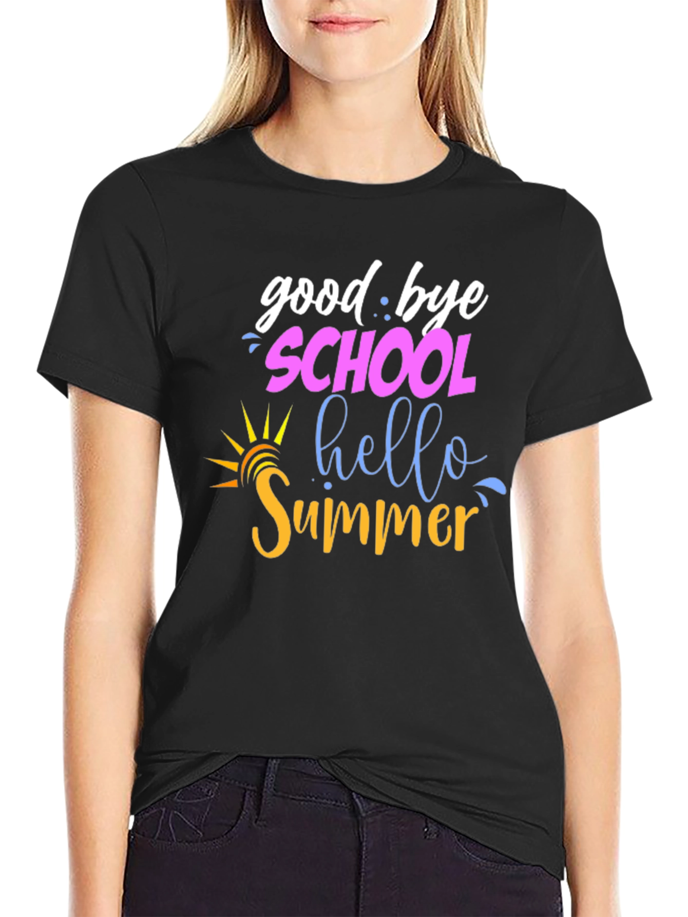 Goodbye School Hello Summer Graphic Tee