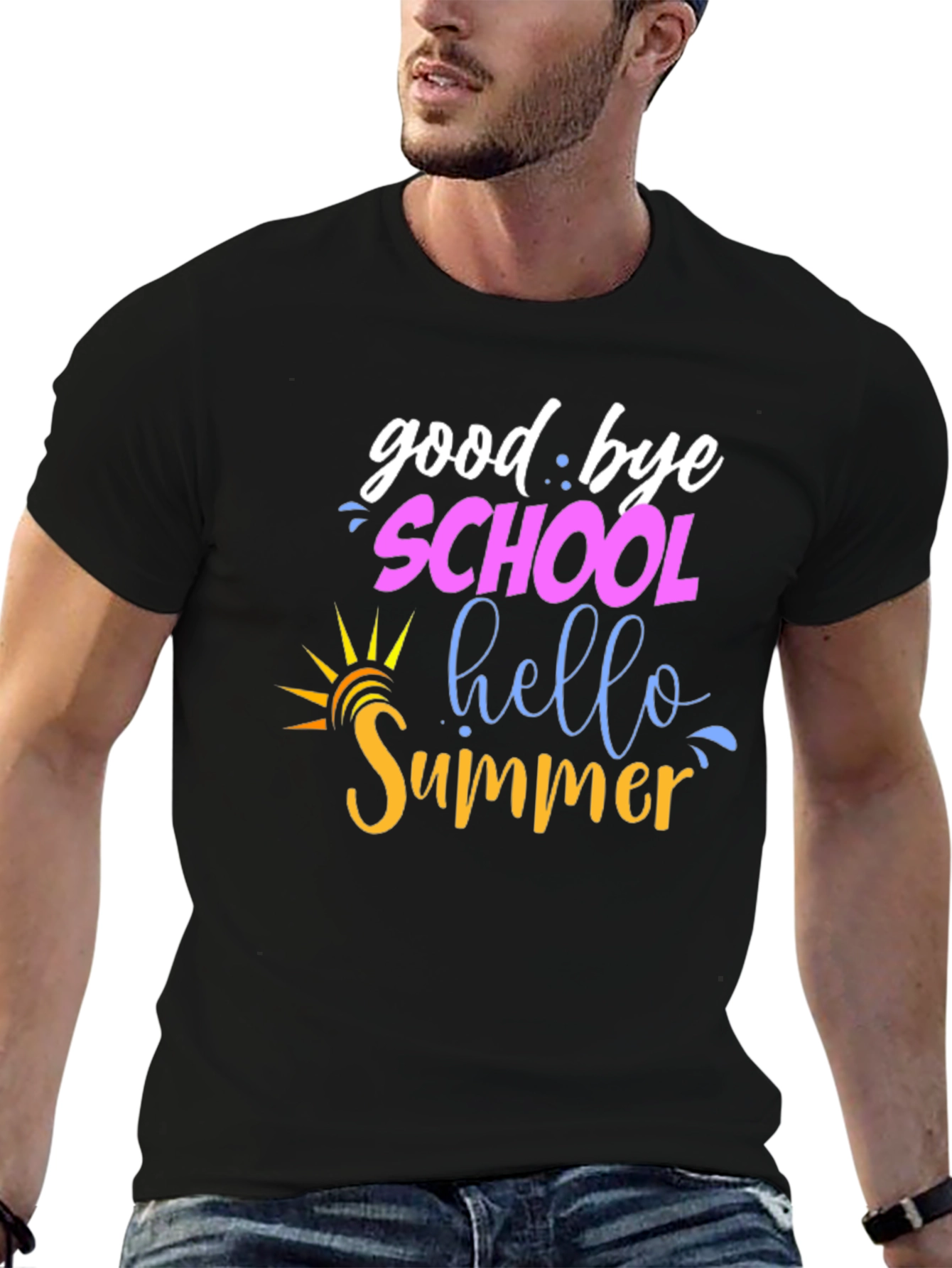 Goodbye School Hello Summer Graphic Tee