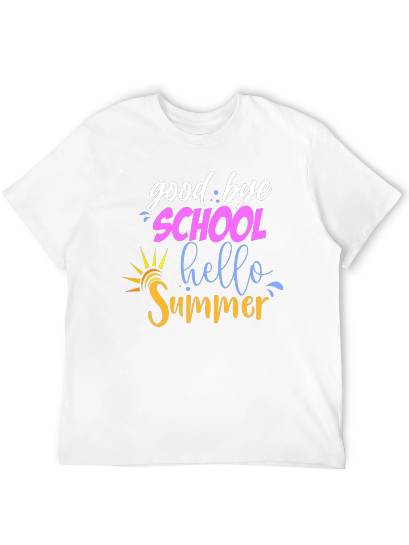 Goodbye School Hello Summer Graphic Tee