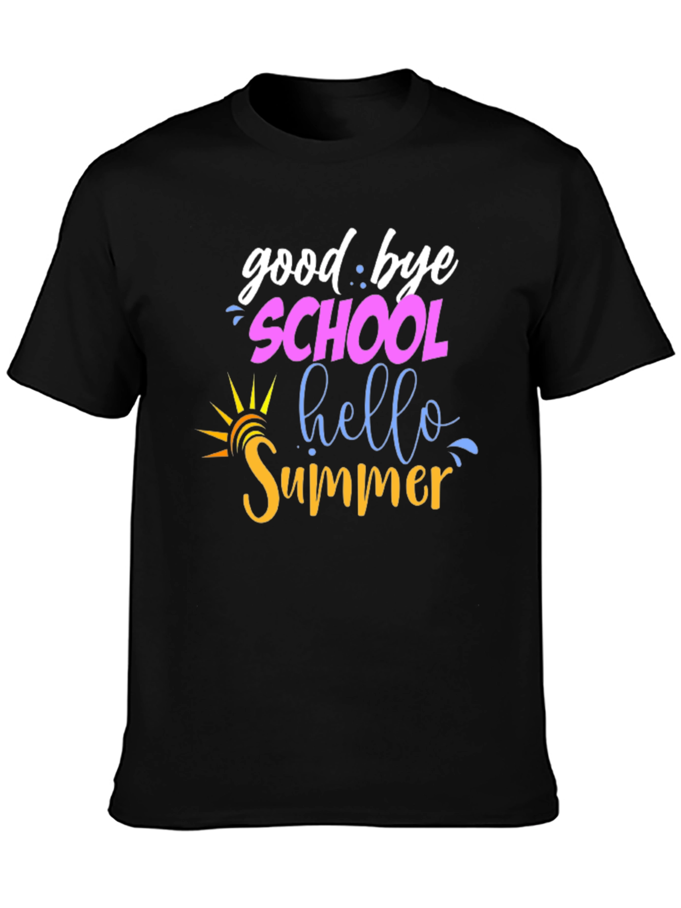 Goodbye School Hello Summer Graphic Tee