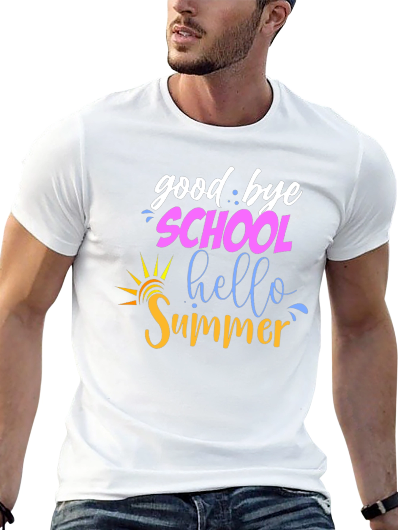 Goodbye School Hello Summer Graphic Tee