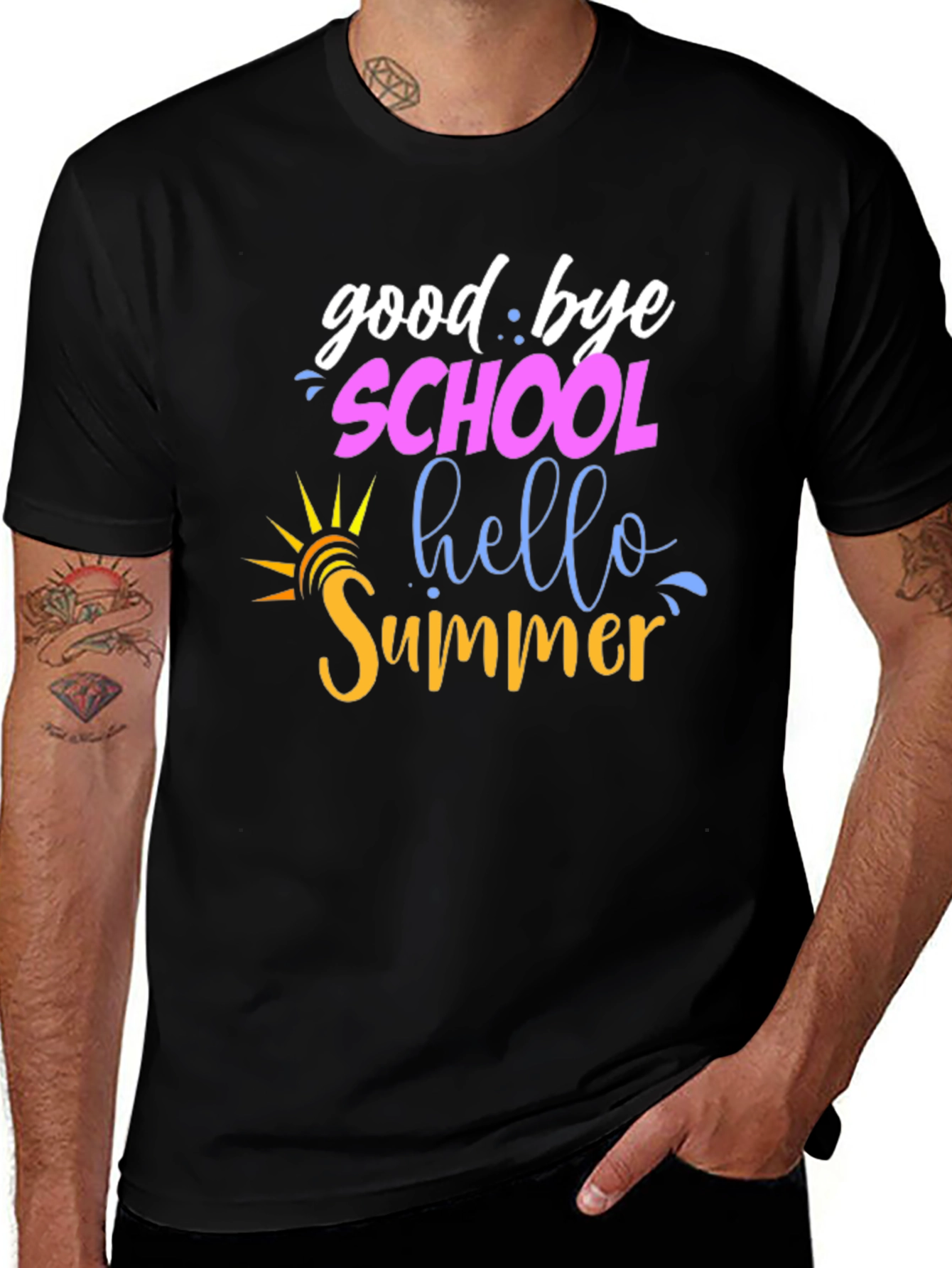 Goodbye School Hello Summer Graphic Tee