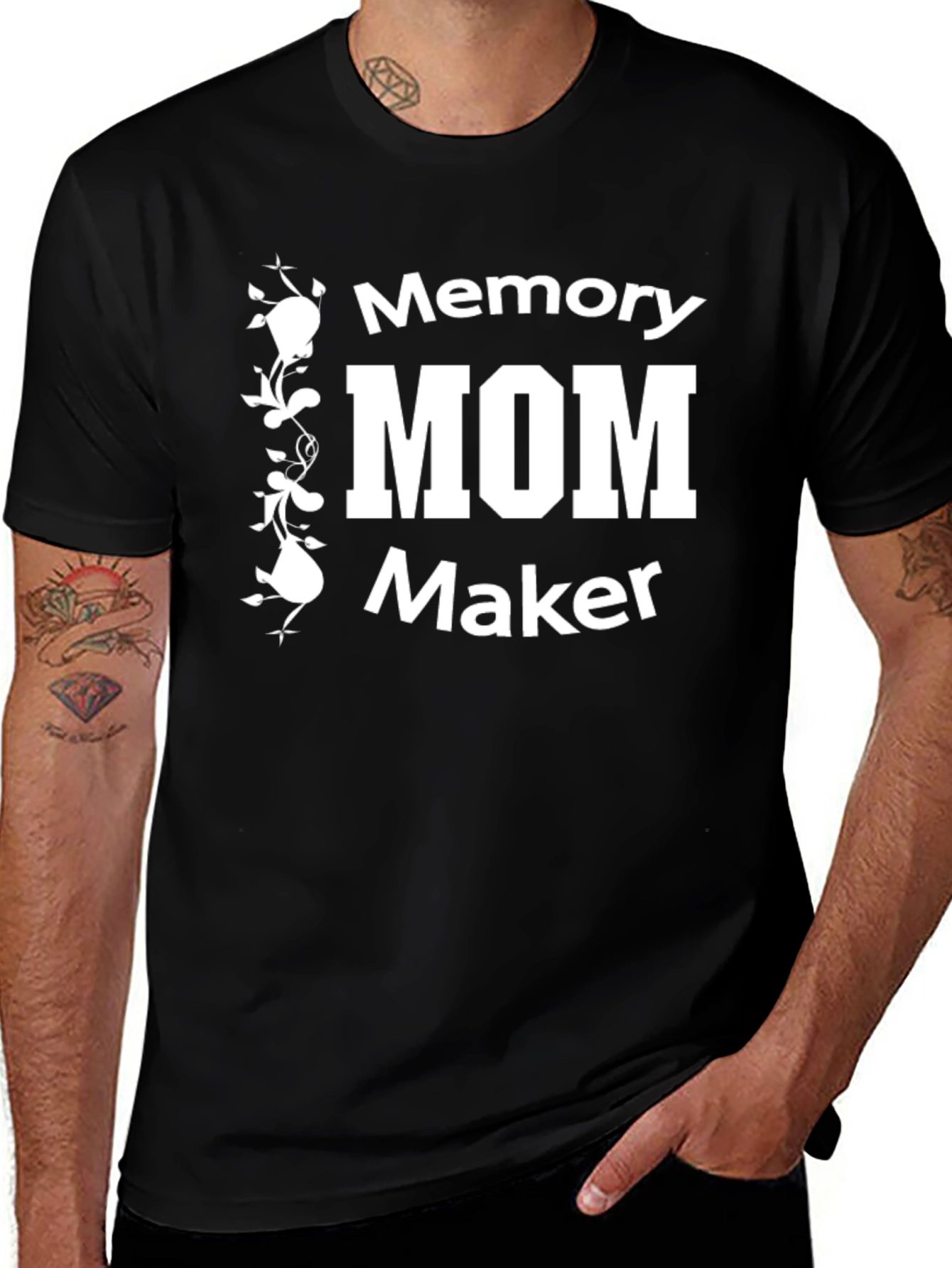 Memory MOM Maker T-Shirt - Black