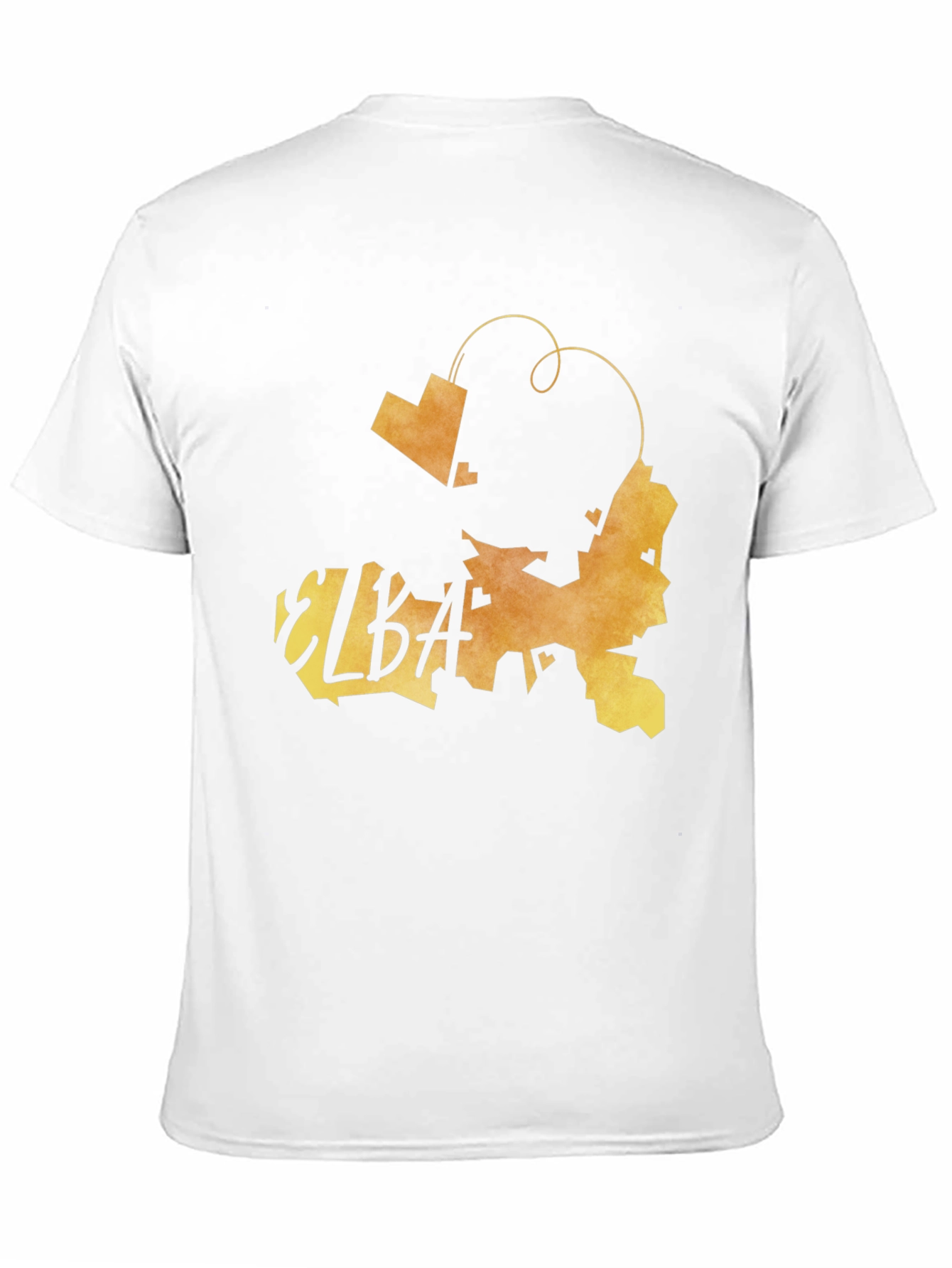 Elba Italy Map Graphic Tee - Island Souvenir Shirt