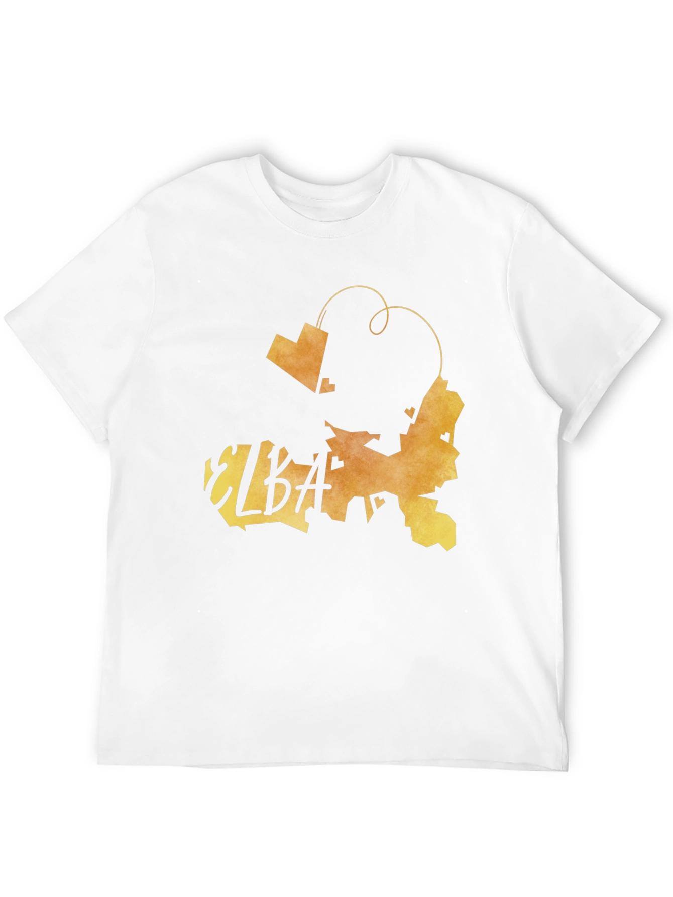 Elba Italy Map Graphic Tee - Island Souvenir Shirt