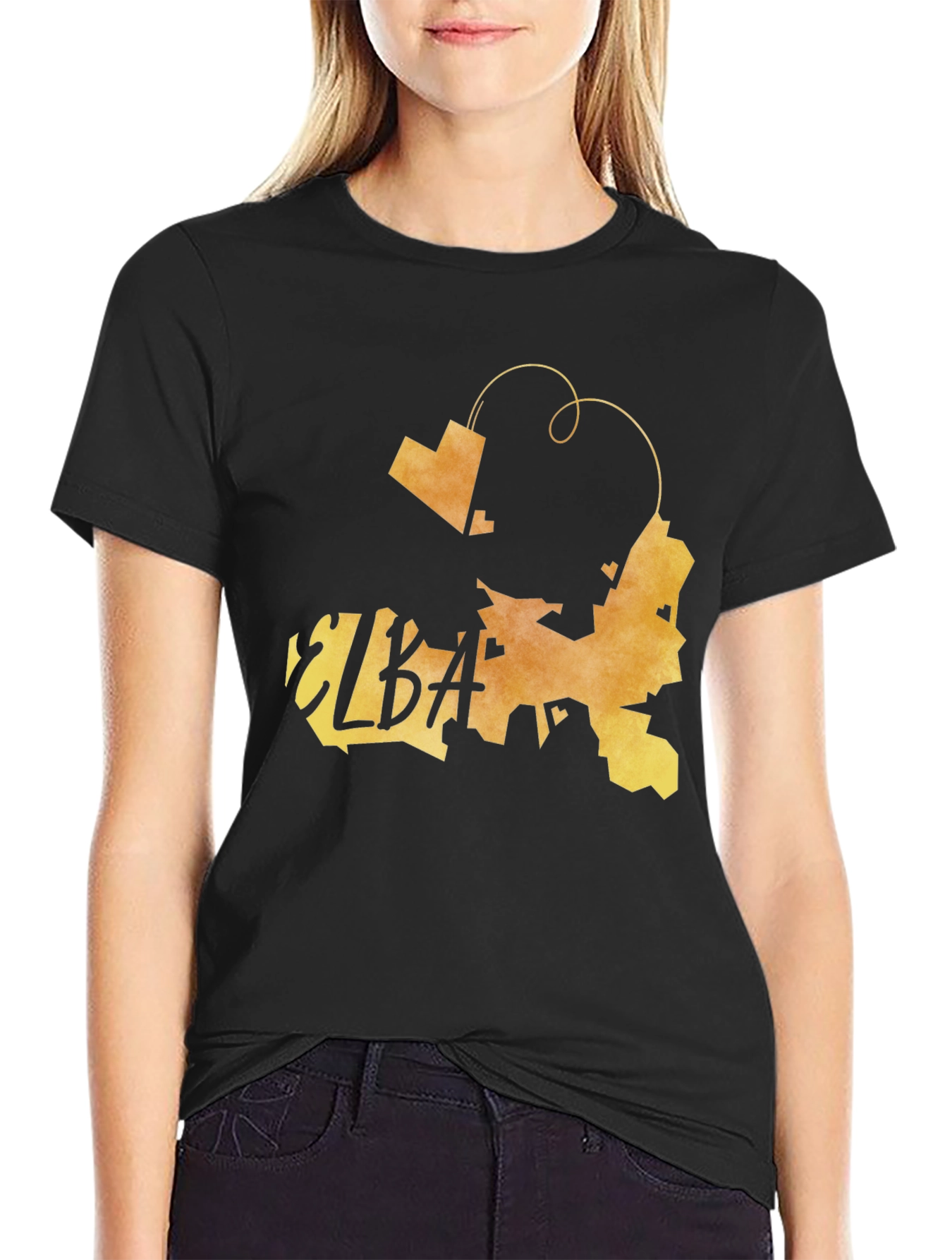 Elba Italy Map Graphic Tee - Island Souvenir Shirt
