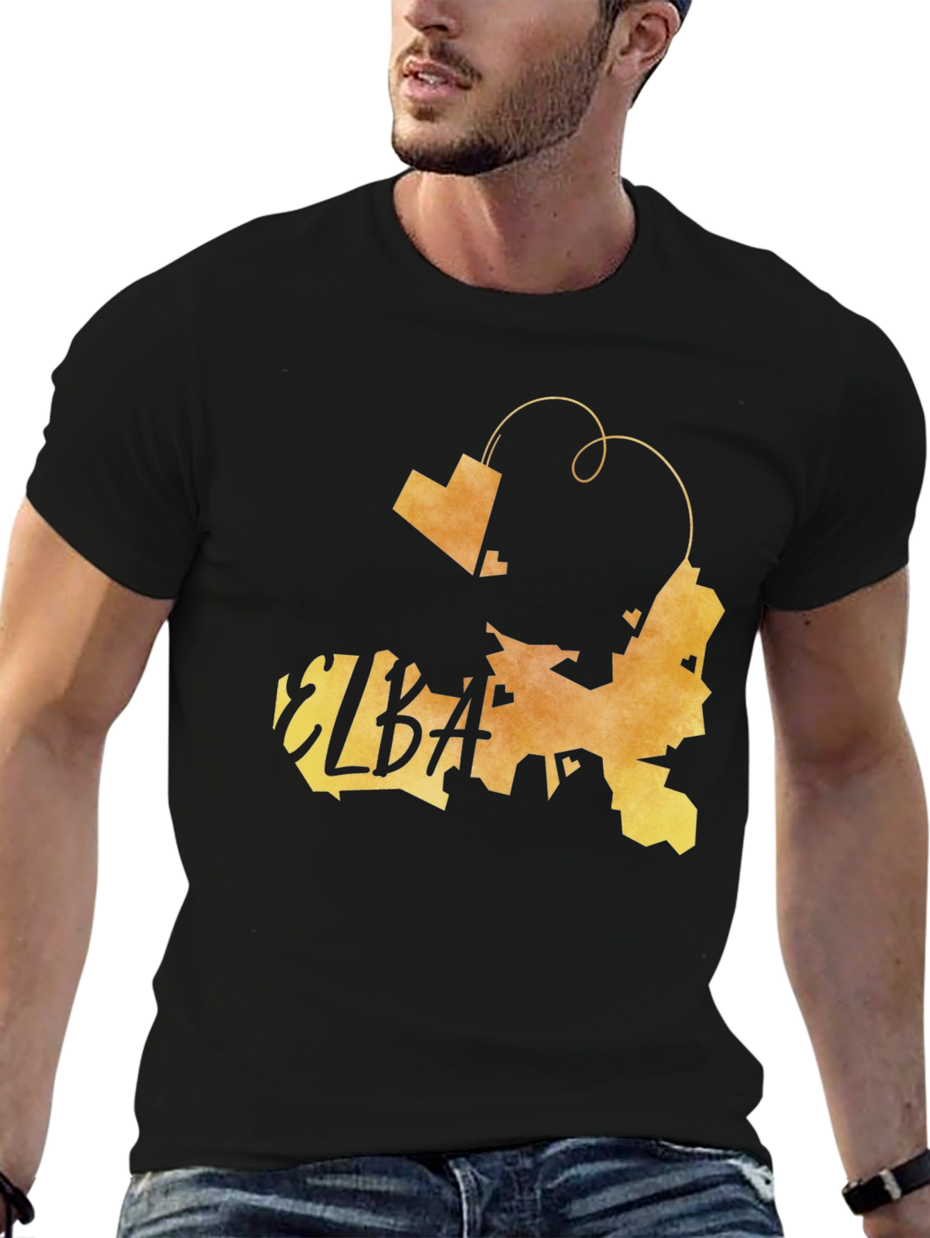 Elba Italy Map Graphic Tee - Island Souvenir Shirt