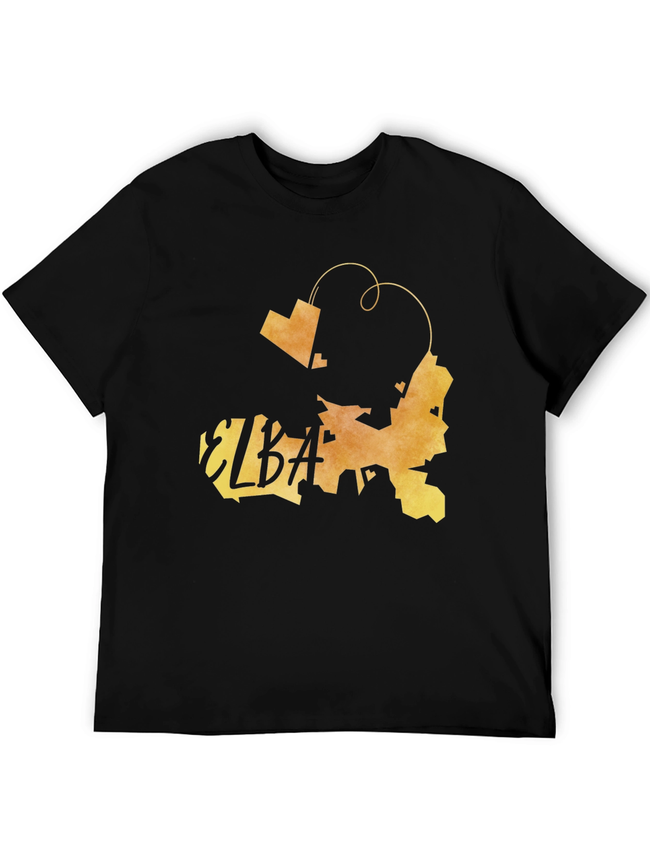 Elba Italy Map Graphic Tee - Island Souvenir Shirt