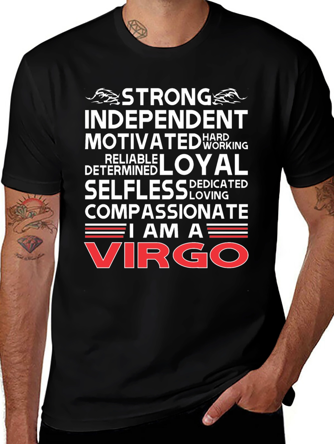 Virgo Zodiac Sign T-Shirt - Strong Independent Compassionate