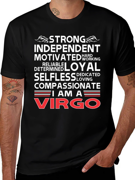 Virgo Zodiac Sign T-Shirt - Strong Independent Compassionate