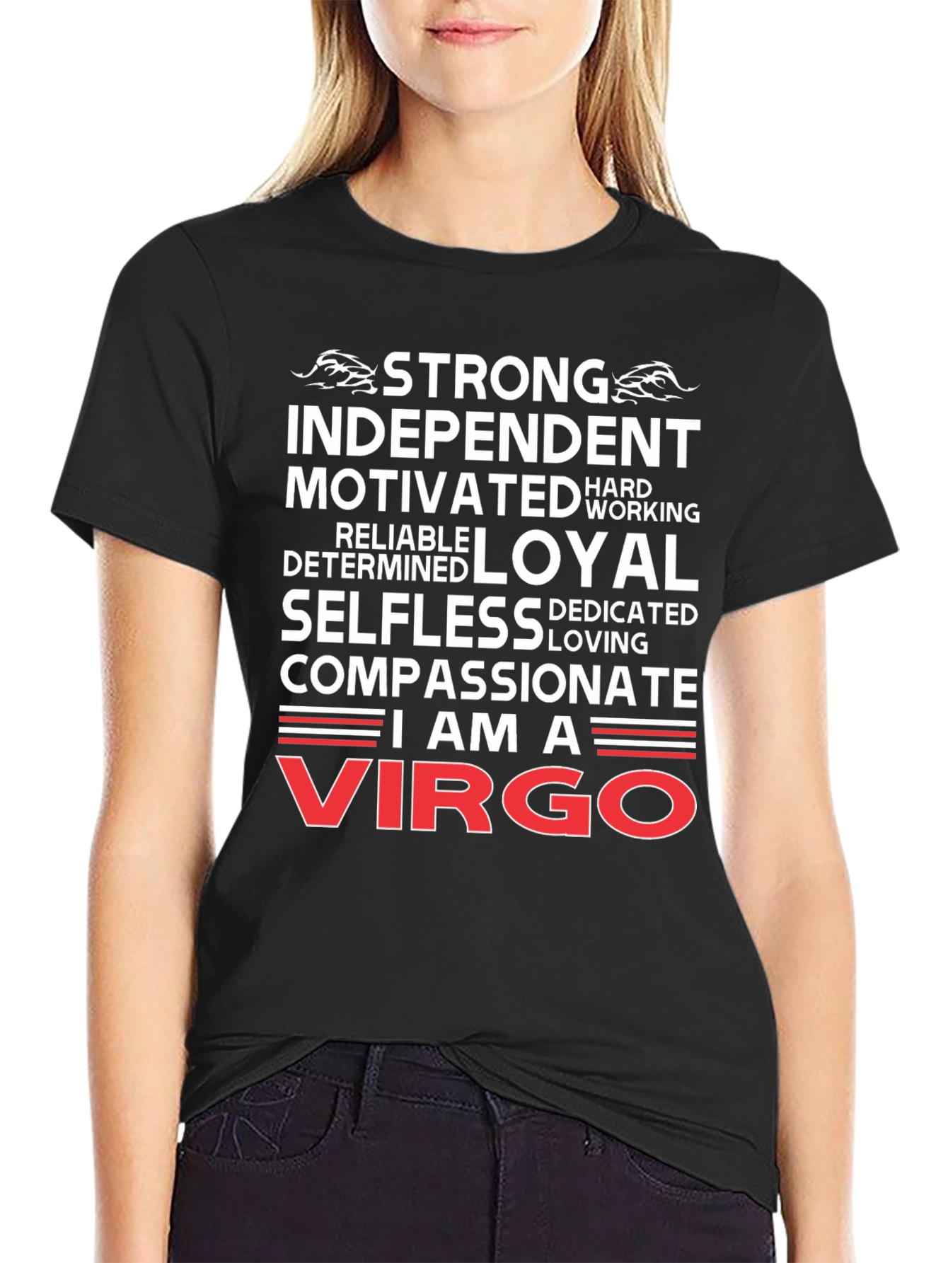 Virgo Zodiac Sign T-Shirt - Strong Independent Compassionate