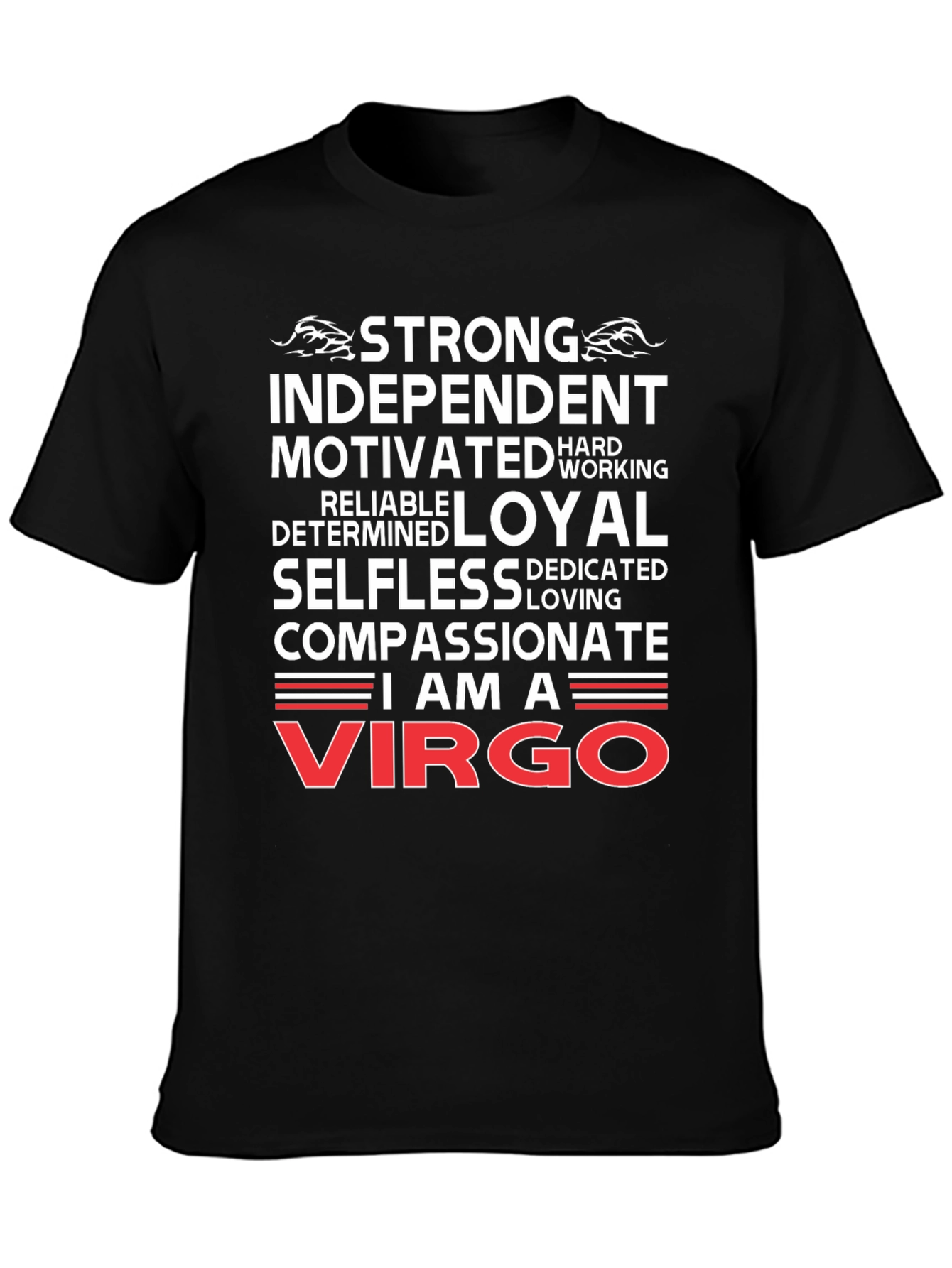 Virgo Zodiac Sign T-Shirt - Strong Independent Compassionate