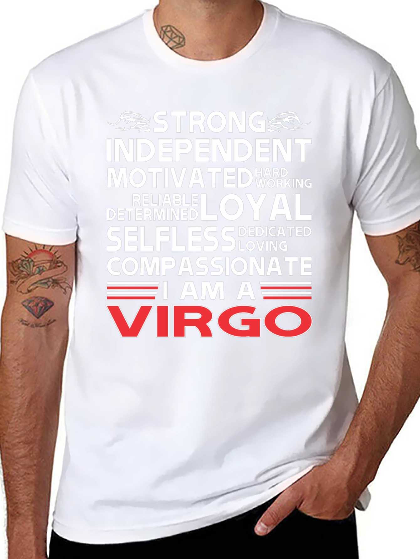 Virgo Zodiac Sign T-Shirt - Strong Independent Compassionate