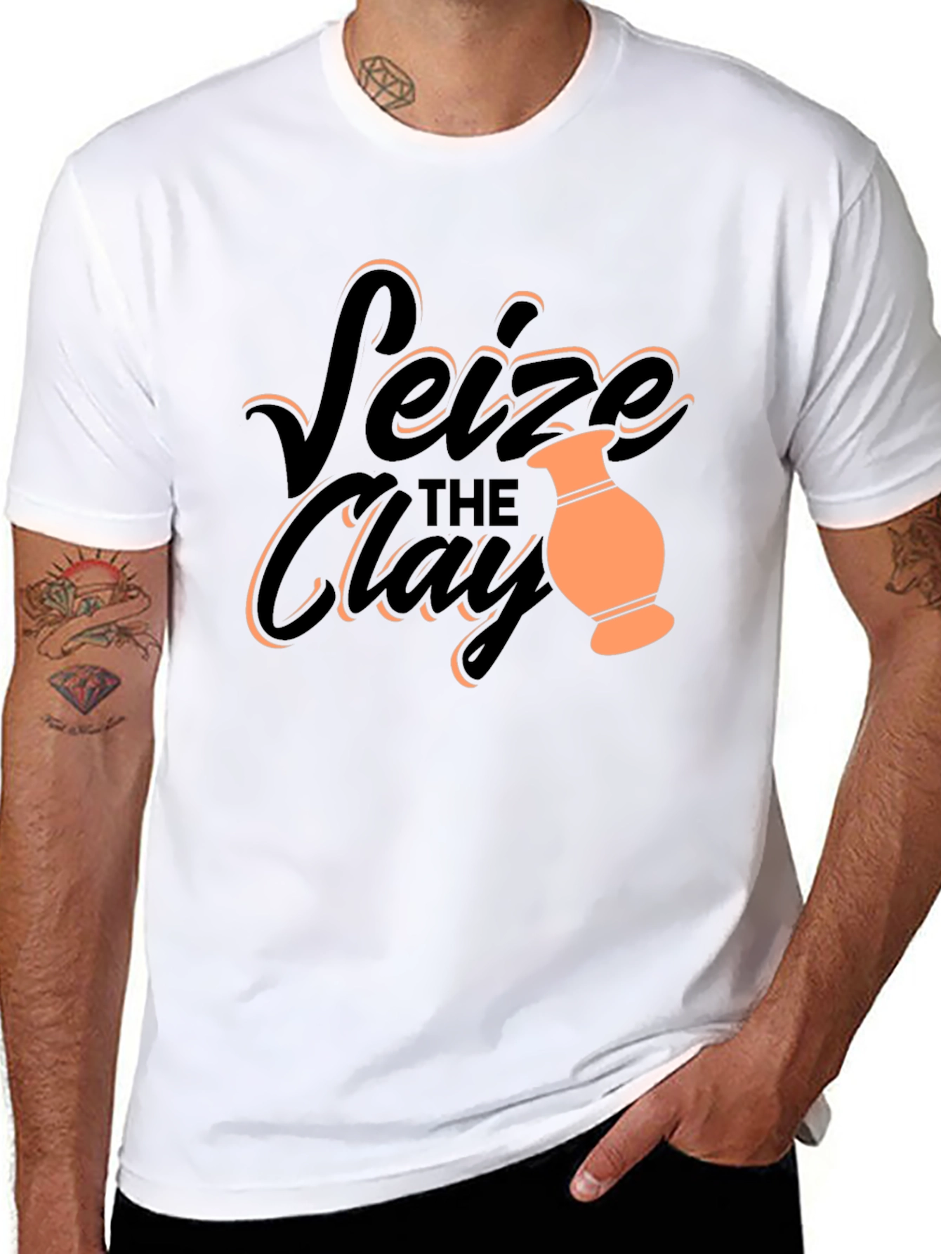 Seize the Clay Black Graphic Tee