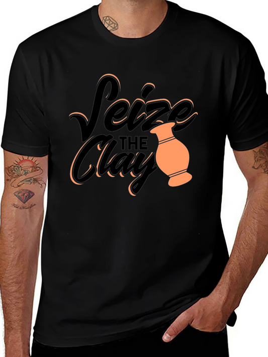 Seize the Clay Black Graphic Tee