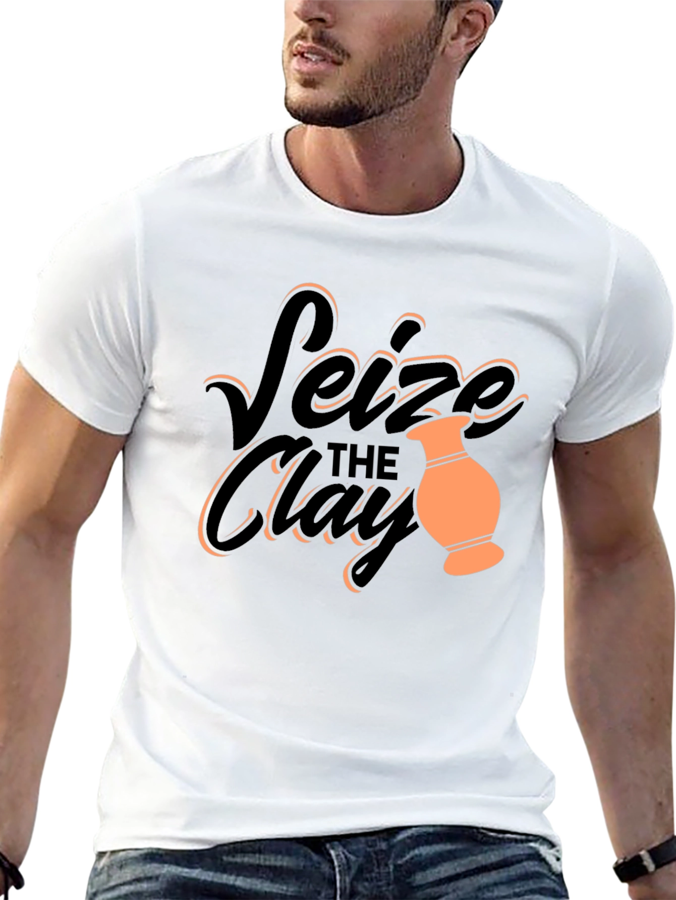 Seize the Clay Black Graphic Tee