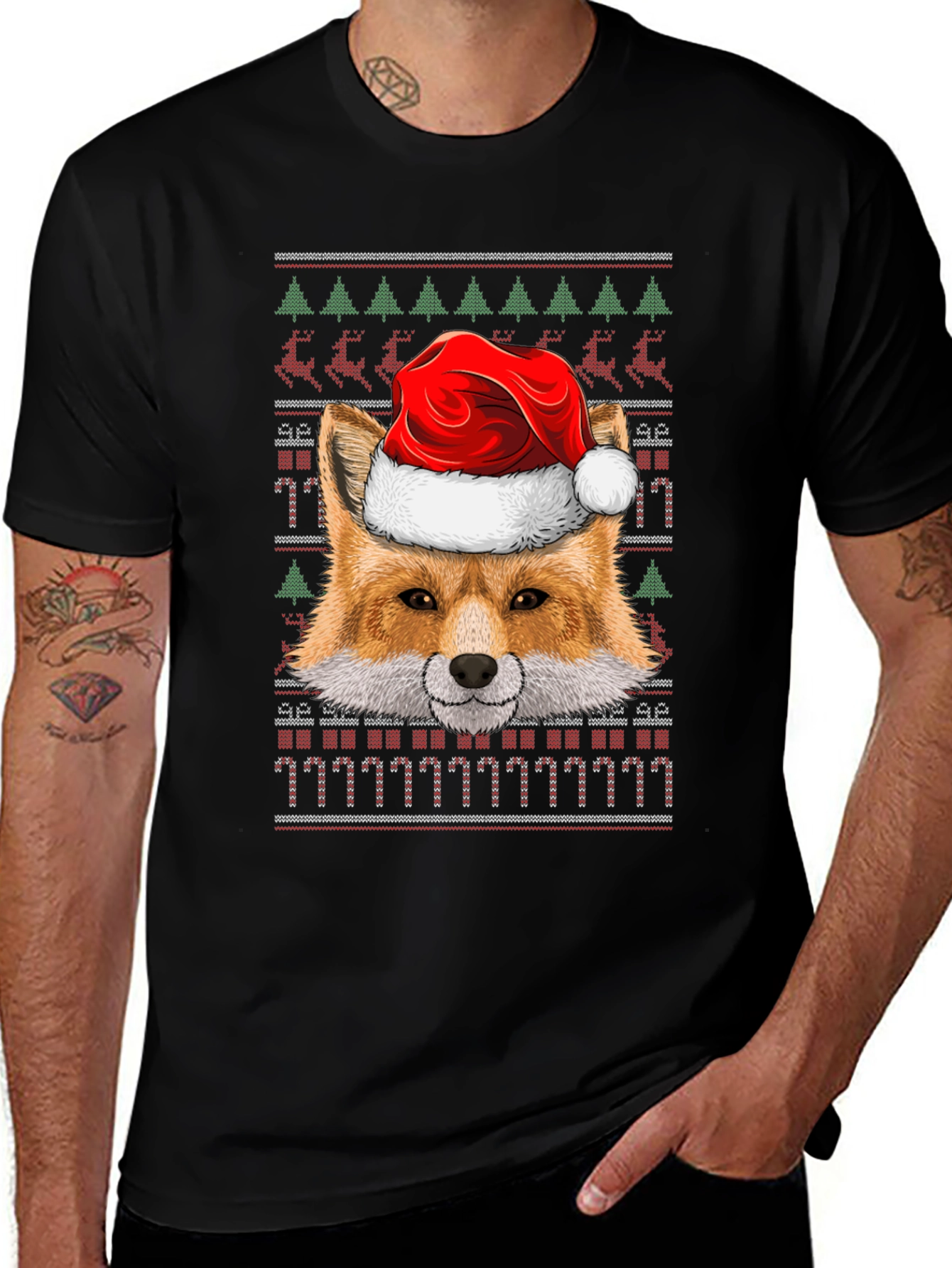 Festive Fox Christmas T-Shirt
