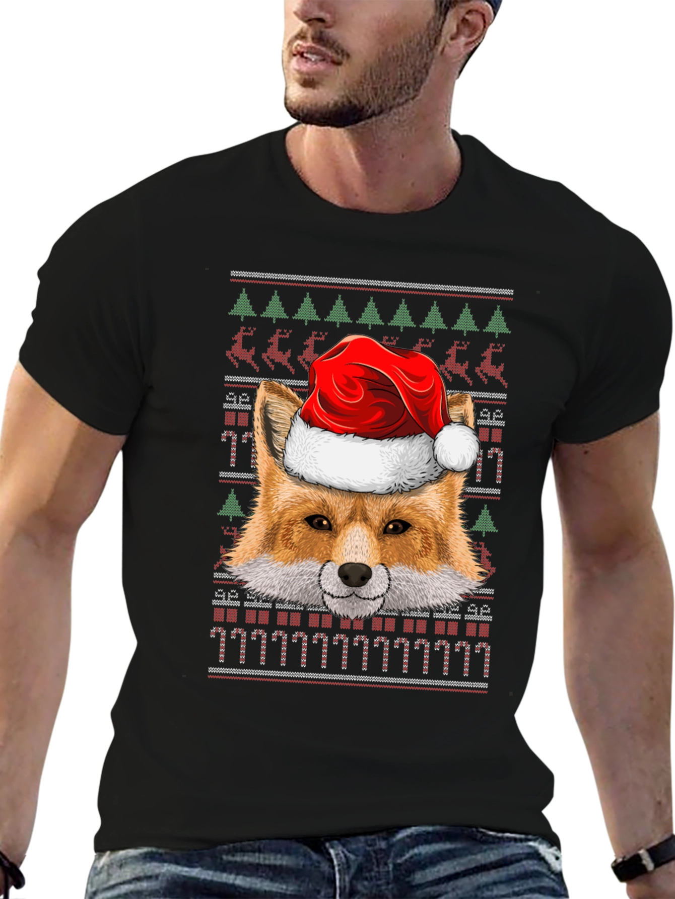 Festive Fox Christmas T-Shirt