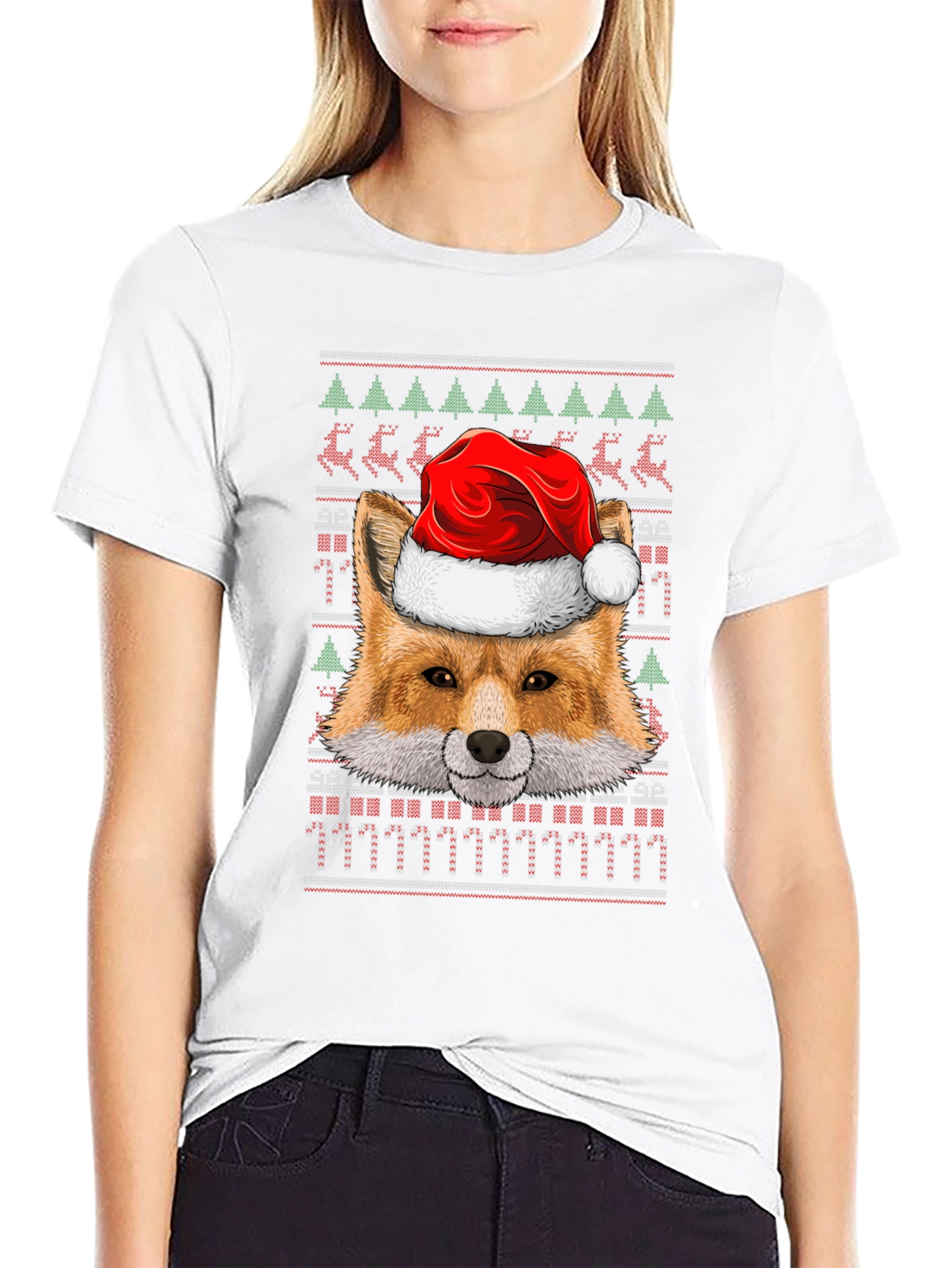 Festive Fox Christmas T-Shirt