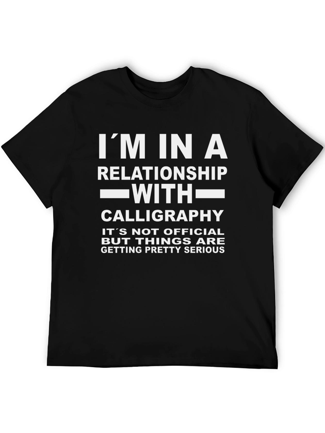 Calligraphy Relationship T-Shirt - Funny Graphic Tee