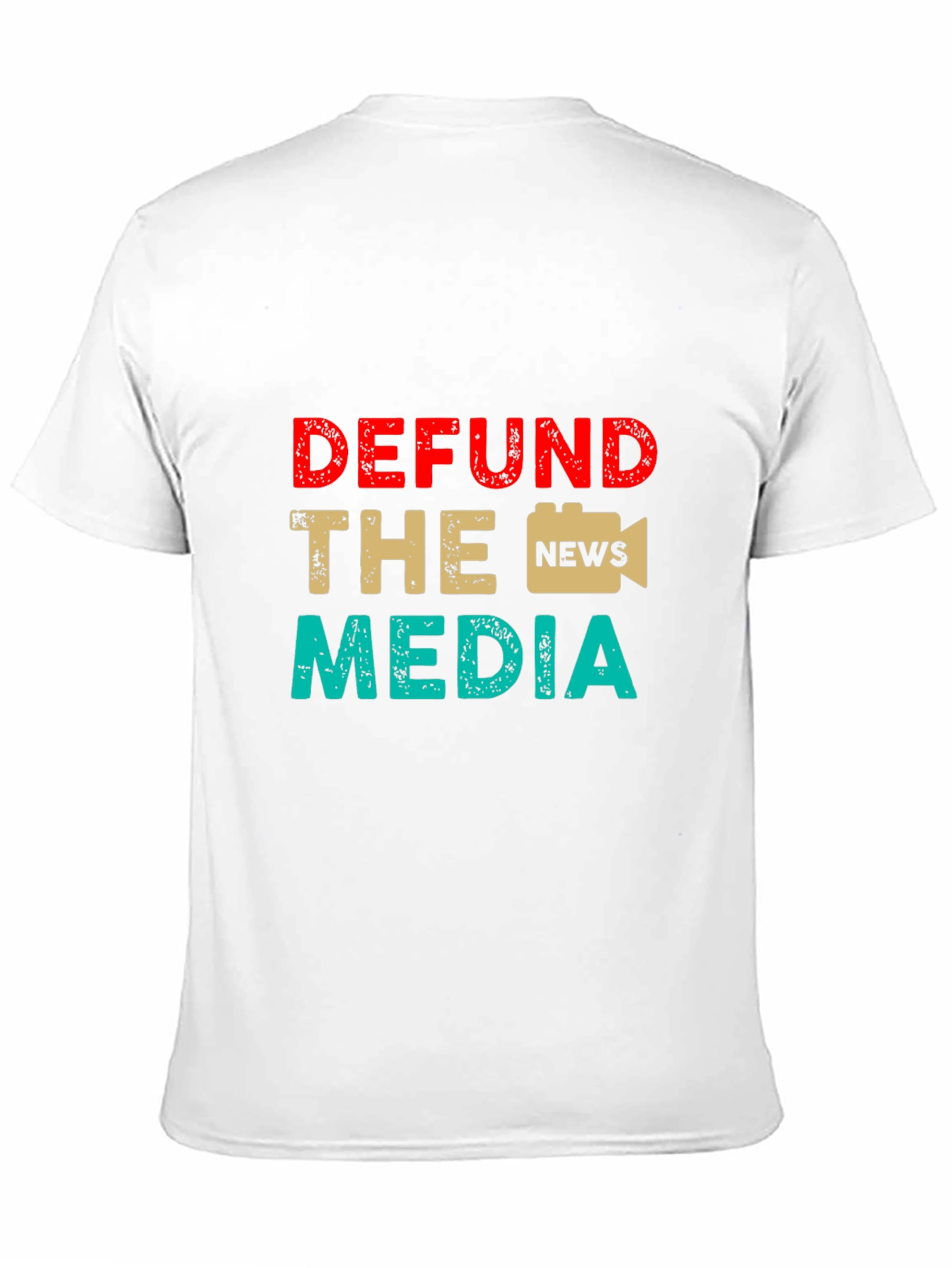 Defund The Media Graphic Tee Anti-Media T-Shirt