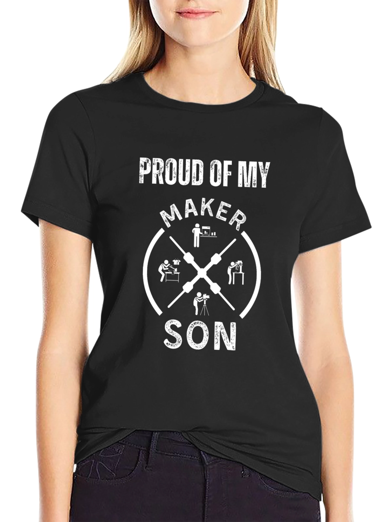Proud Maker Son Graphic T-Shirt