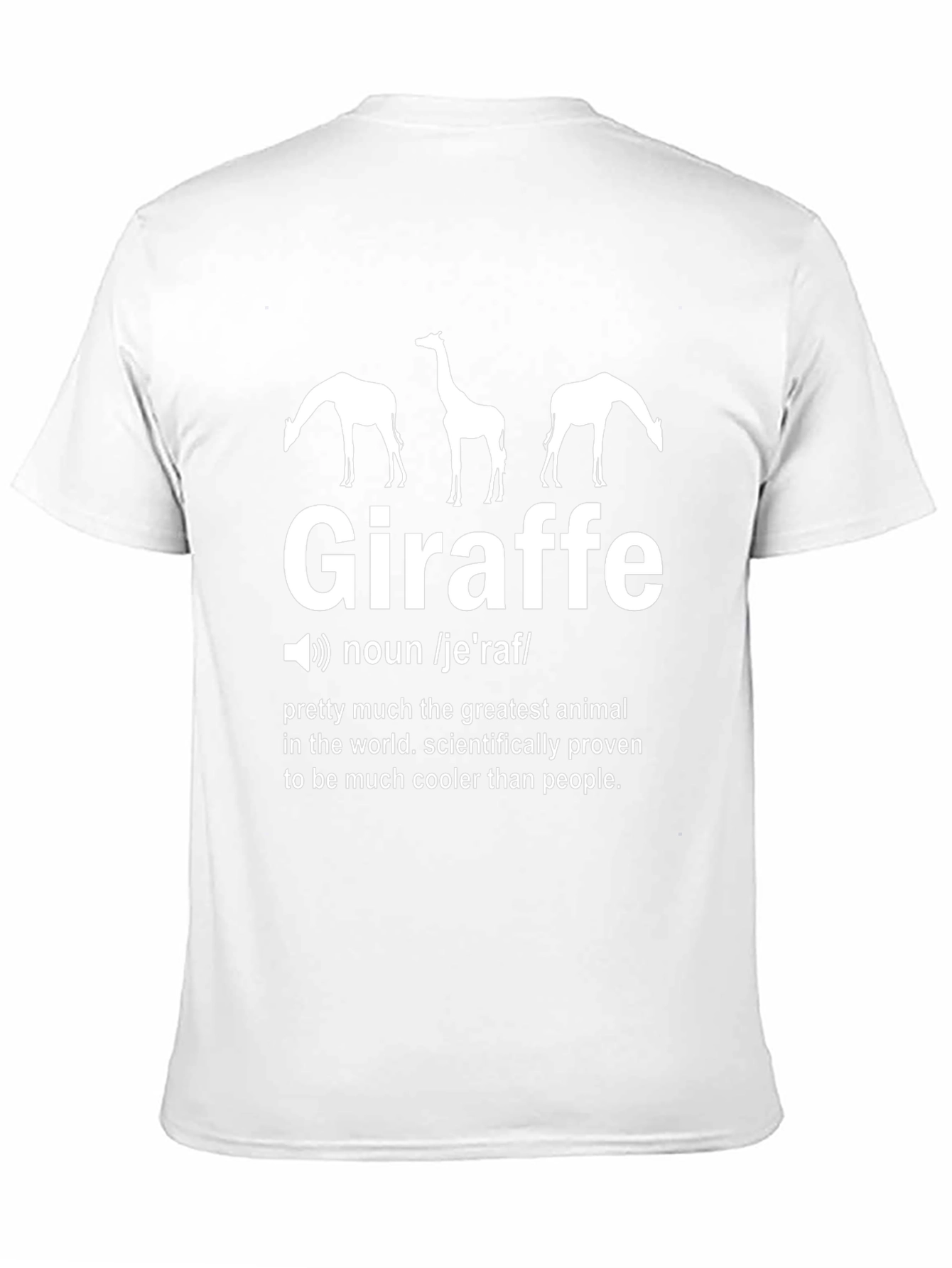 Funny Giraffe Definition Graphic T-Shirt