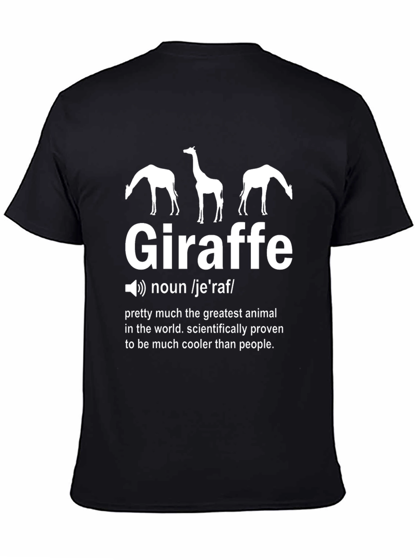 Funny Giraffe Definition Graphic T-Shirt