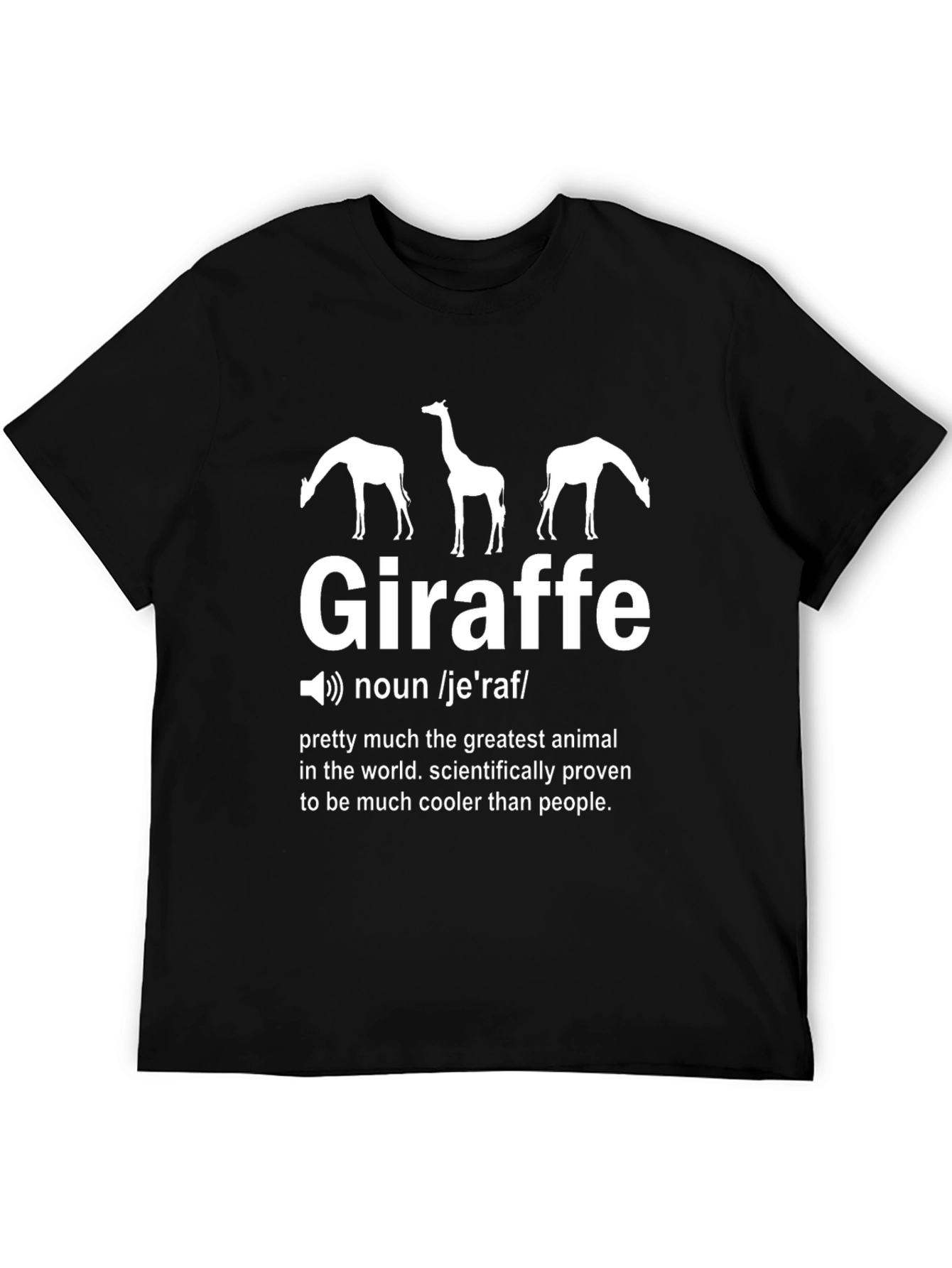 Funny Giraffe Definition Graphic T-Shirt