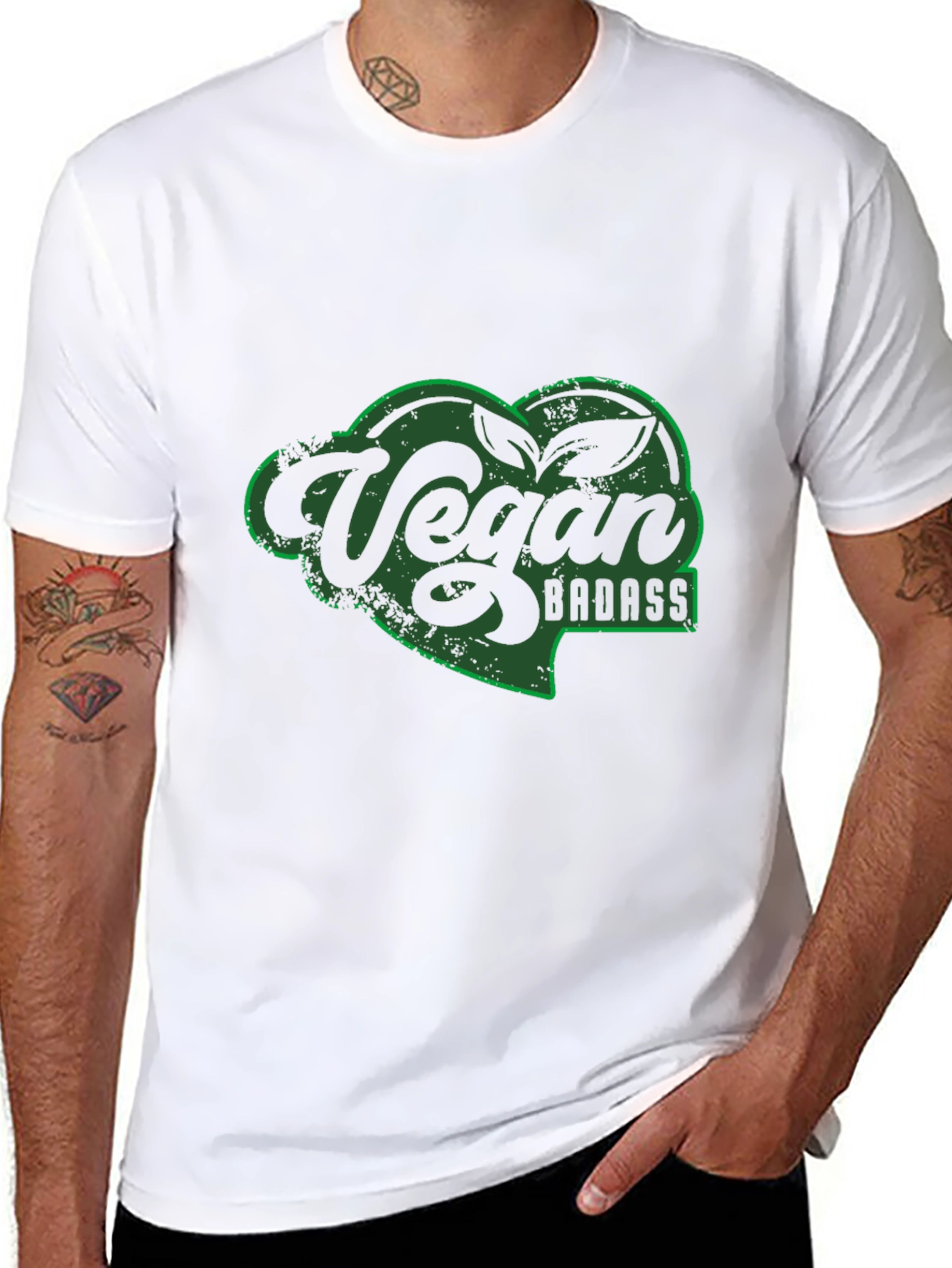 Vegan Badass Graphic T-Shirt