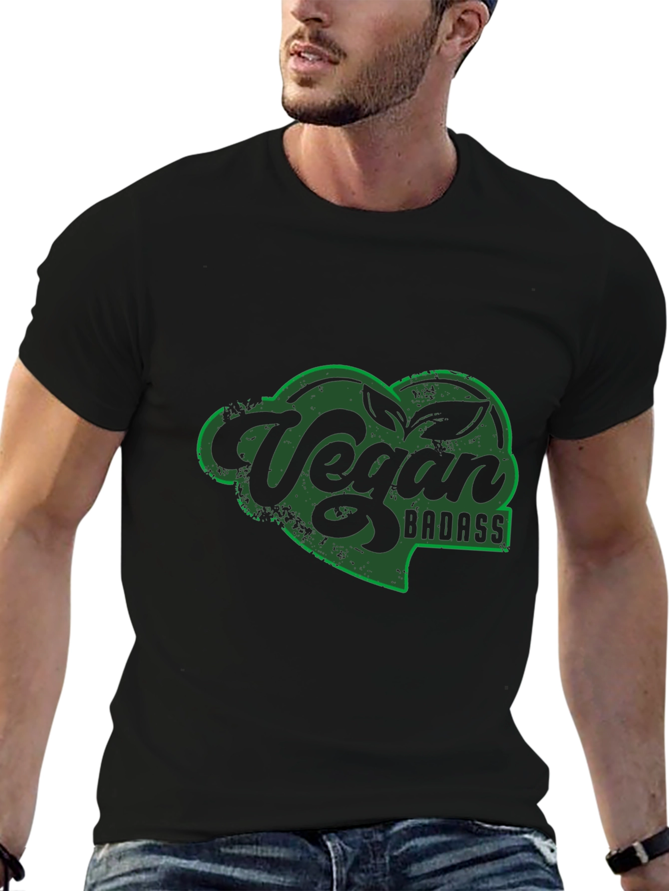 Vegan Badass Graphic T-Shirt