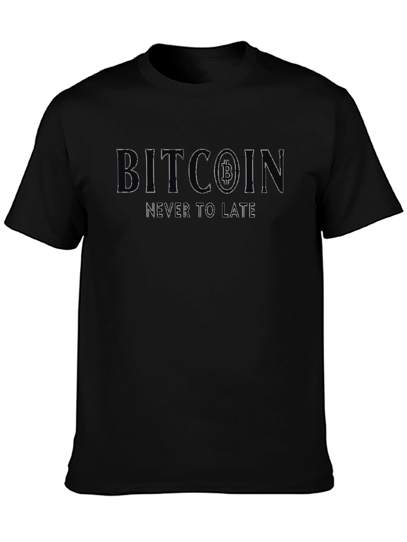 Bitcoin Never To Late Graphic Tee