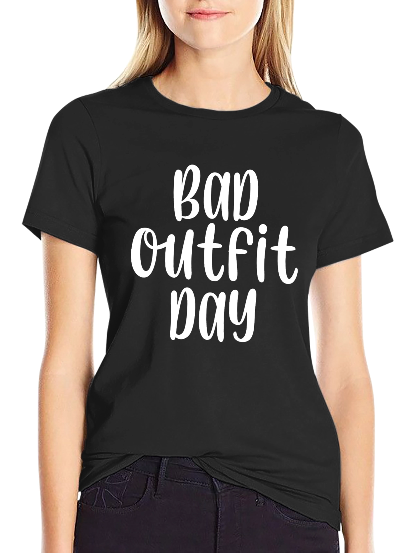 Bad Outfit Day Graphic Tee - Unisex Casual T-Shirt