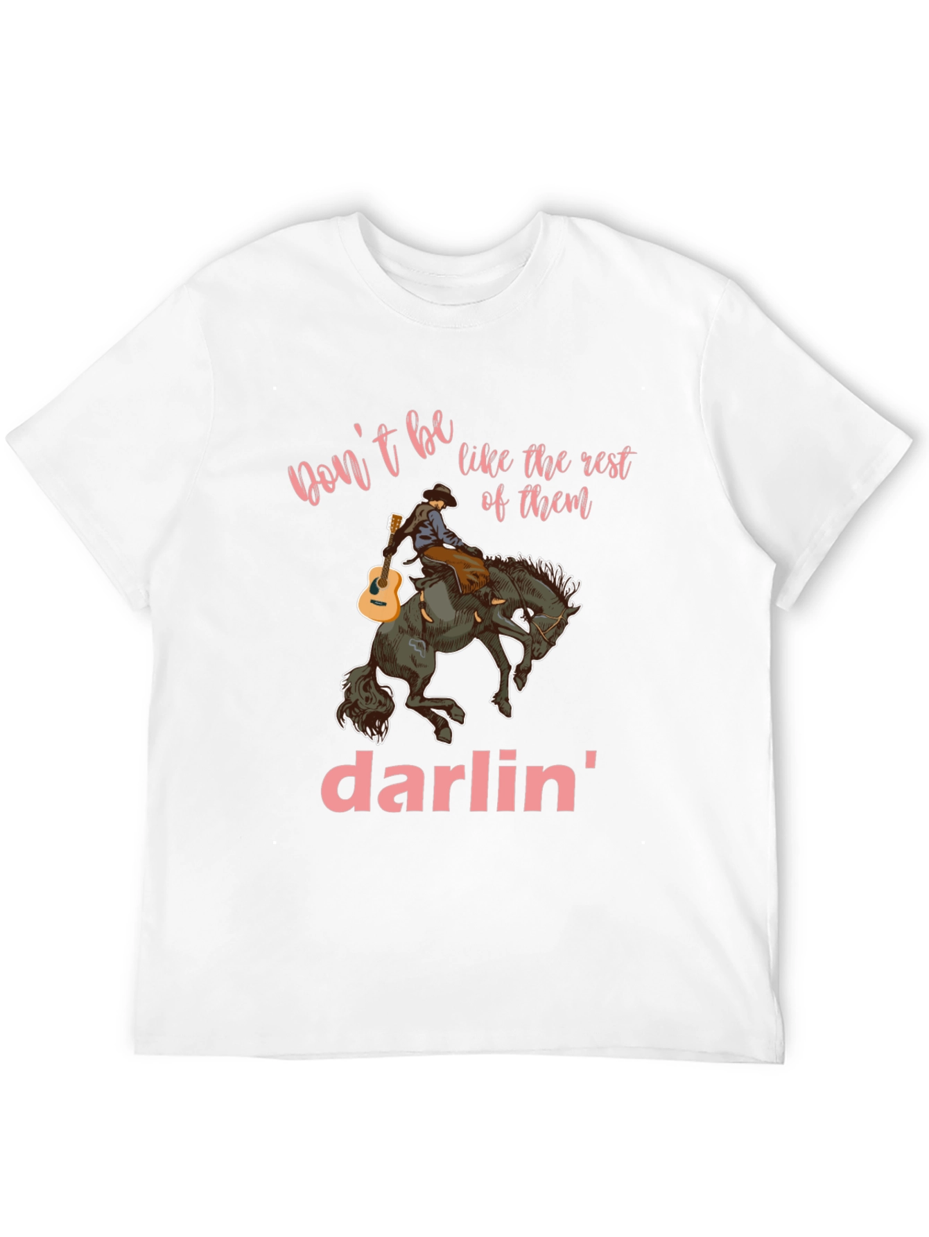 Dont Be Like the Rest Darlin Black Graphic Tee