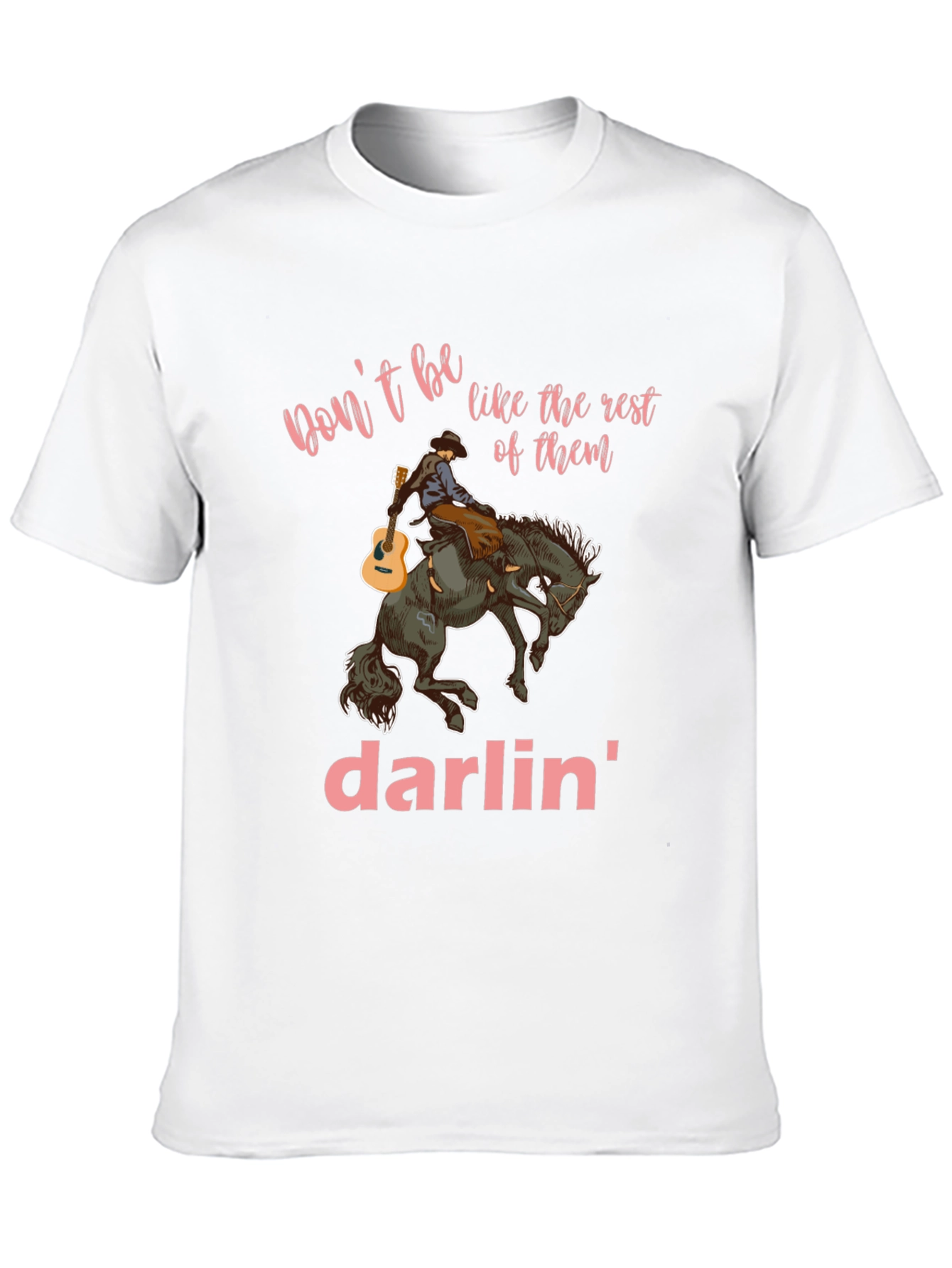Dont Be Like the Rest Darlin Black Graphic Tee