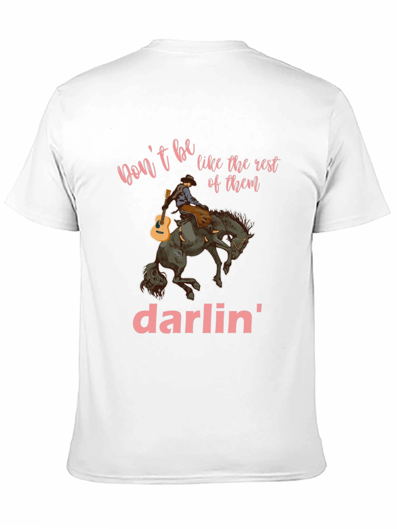 Dont Be Like the Rest Darlin Black Graphic Tee