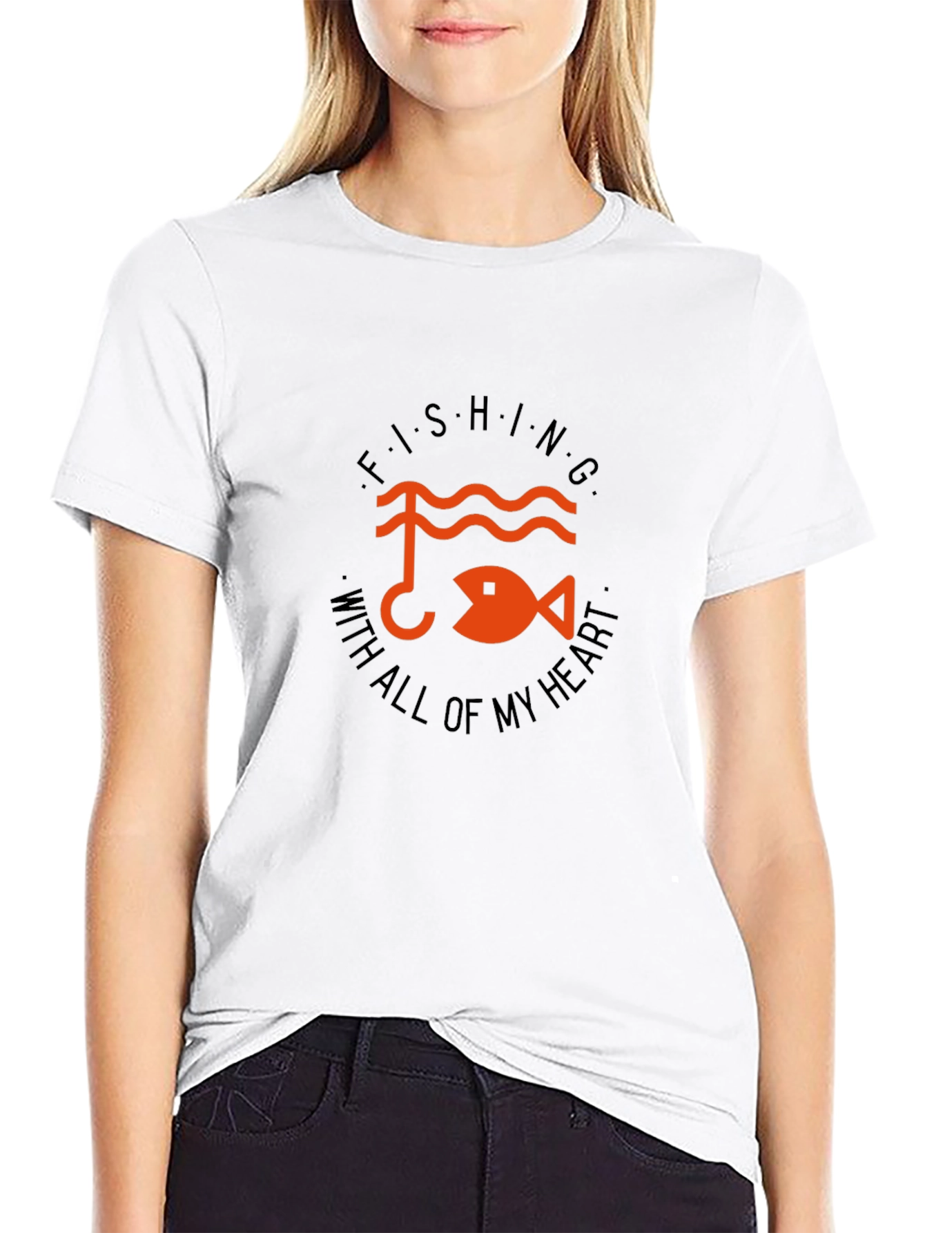 Fishing With All of My Heart T-Shirt