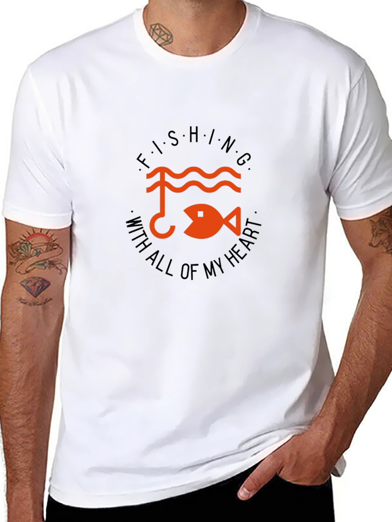 Fishing With All of My Heart T-Shirt
