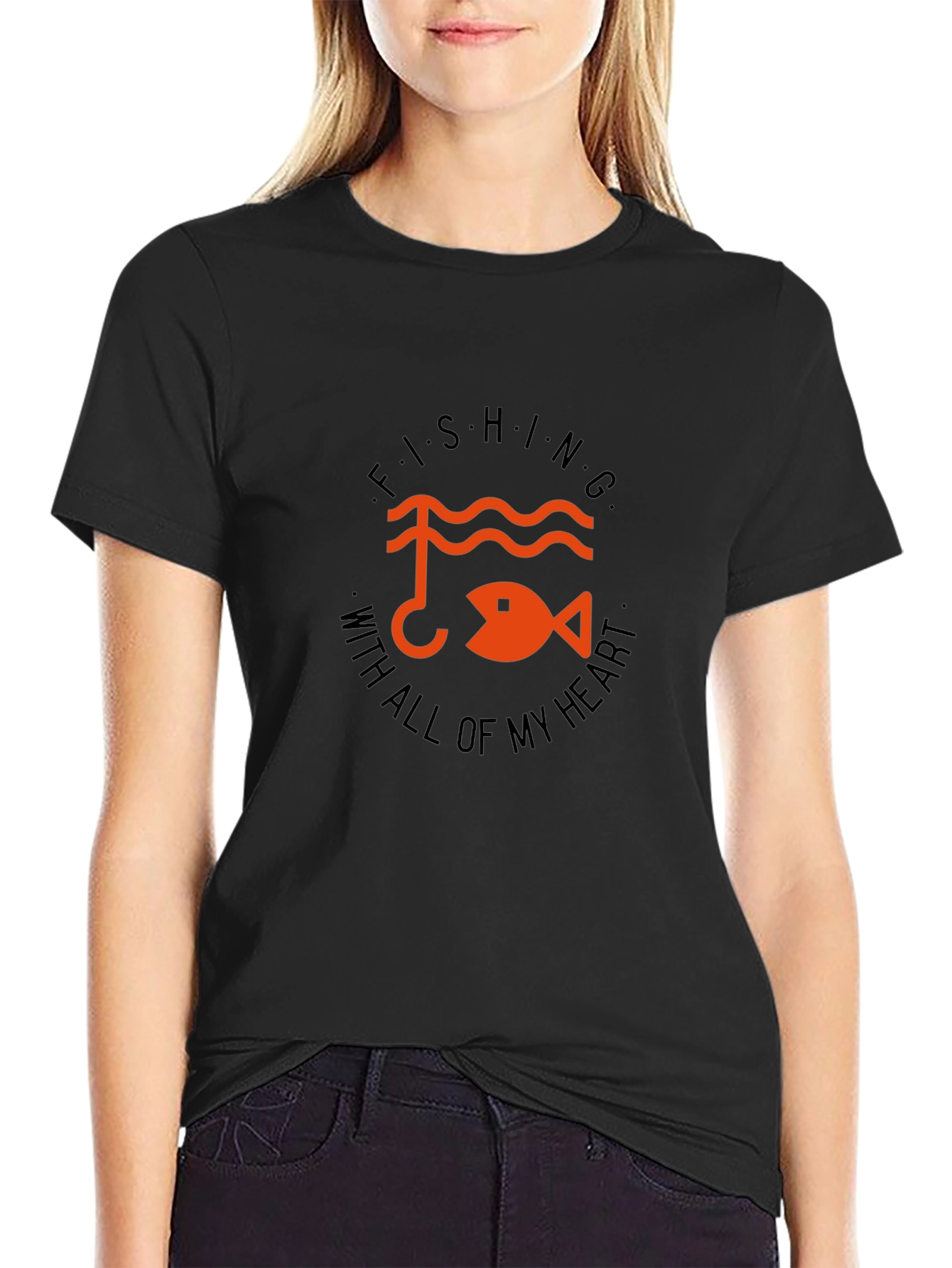Fishing With All of My Heart T-Shirt