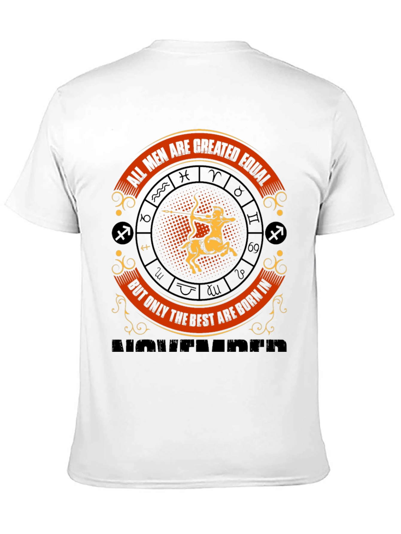 Mens Sagittarius Zodiac November Birthday T-Shirt