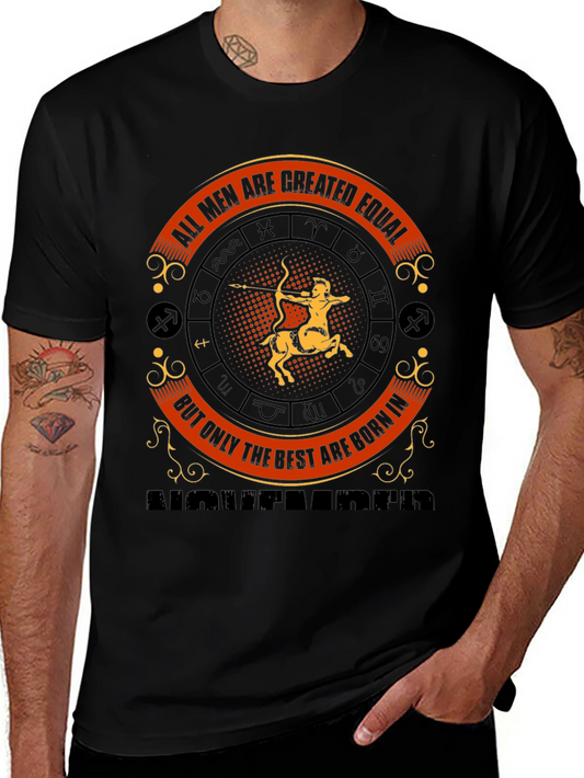 Mens Sagittarius Zodiac November Birthday T-Shirt