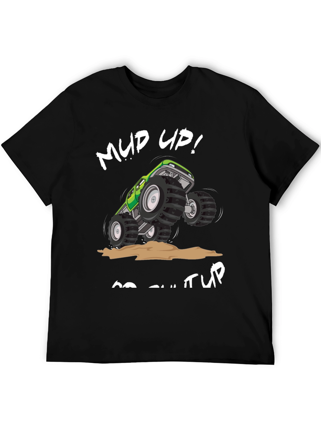 Mud Up! Monster Truck Graphic T-Shirt