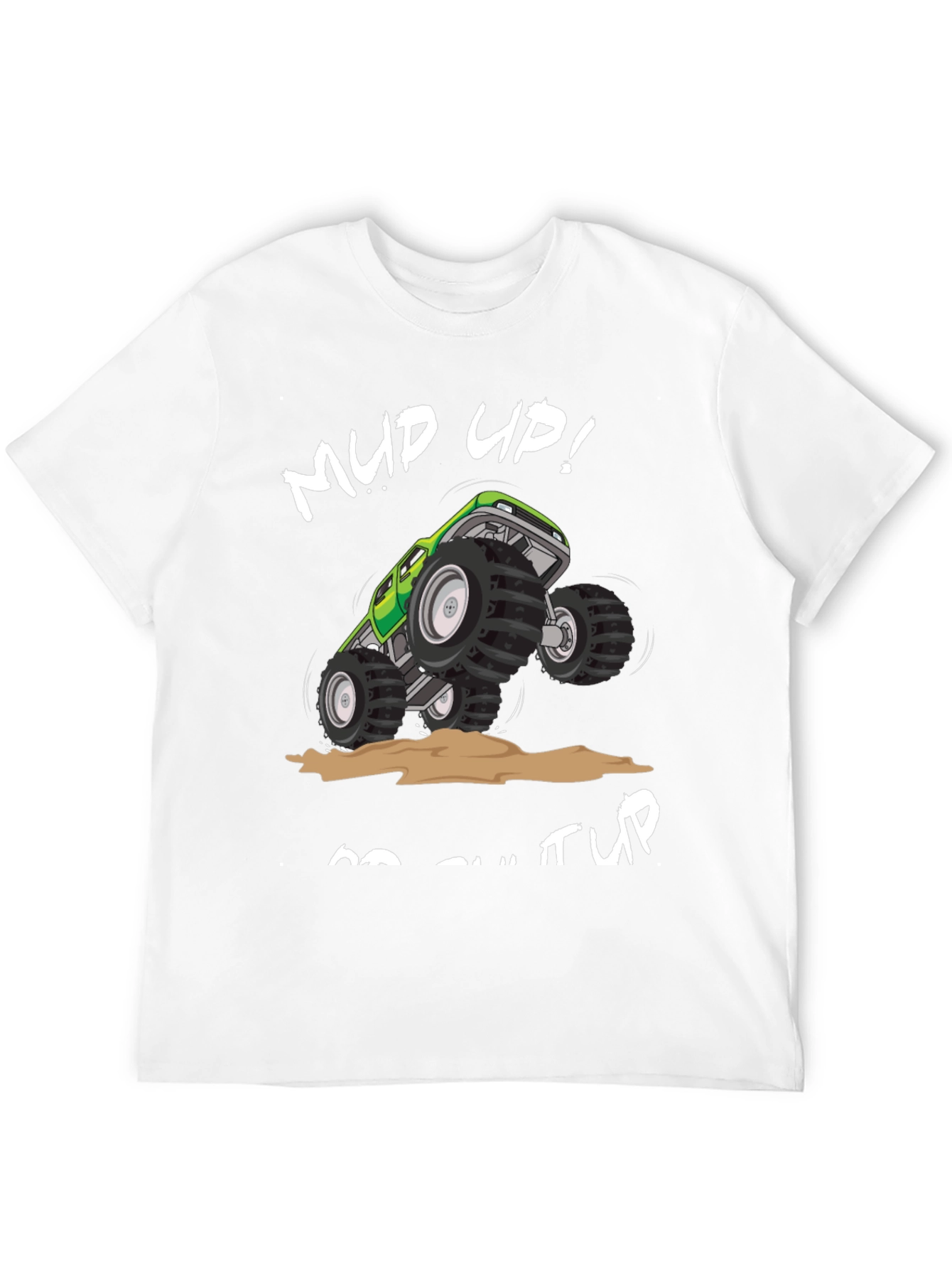 Mud Up! Monster Truck Graphic T-Shirt