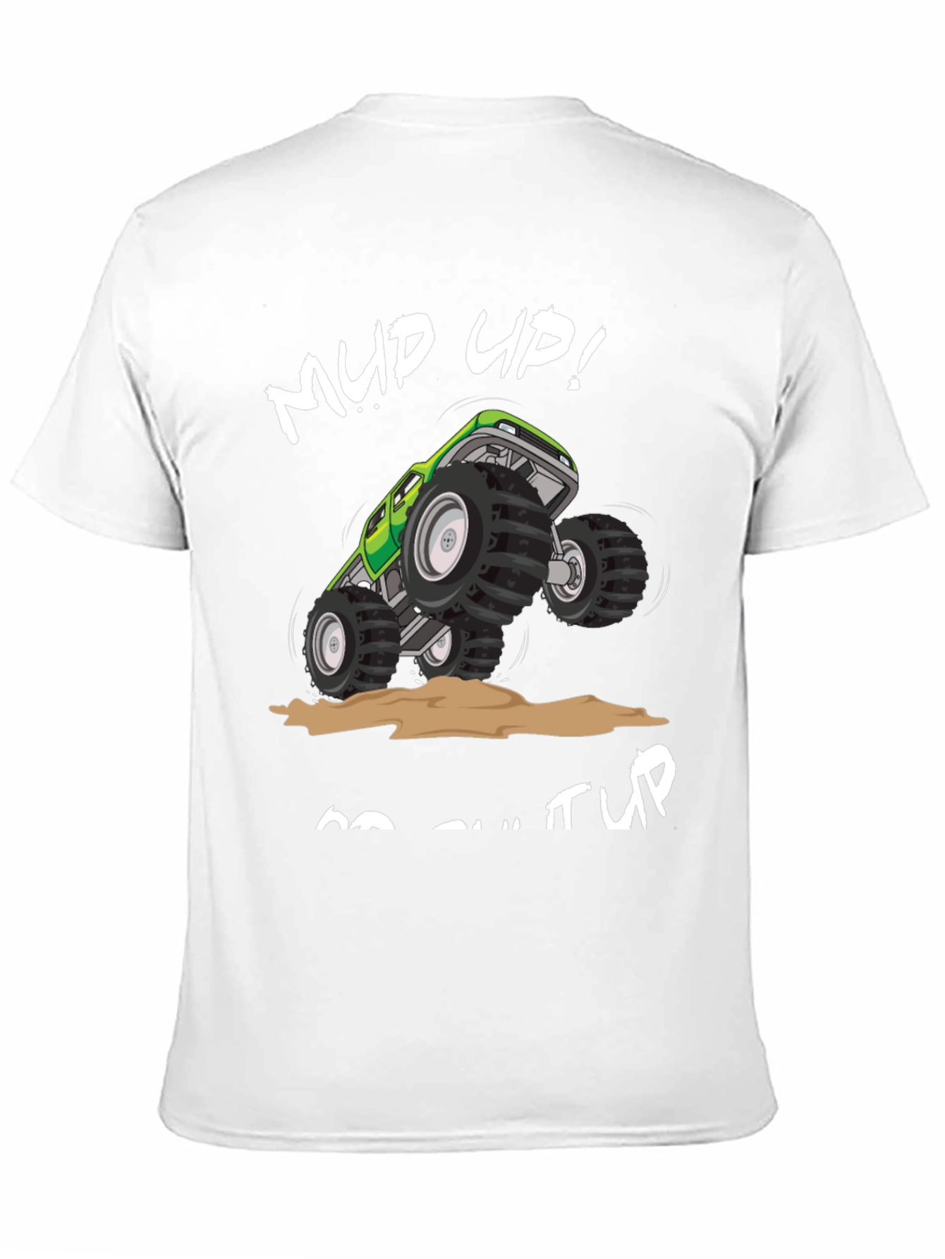 Mud Up! Monster Truck Graphic T-Shirt
