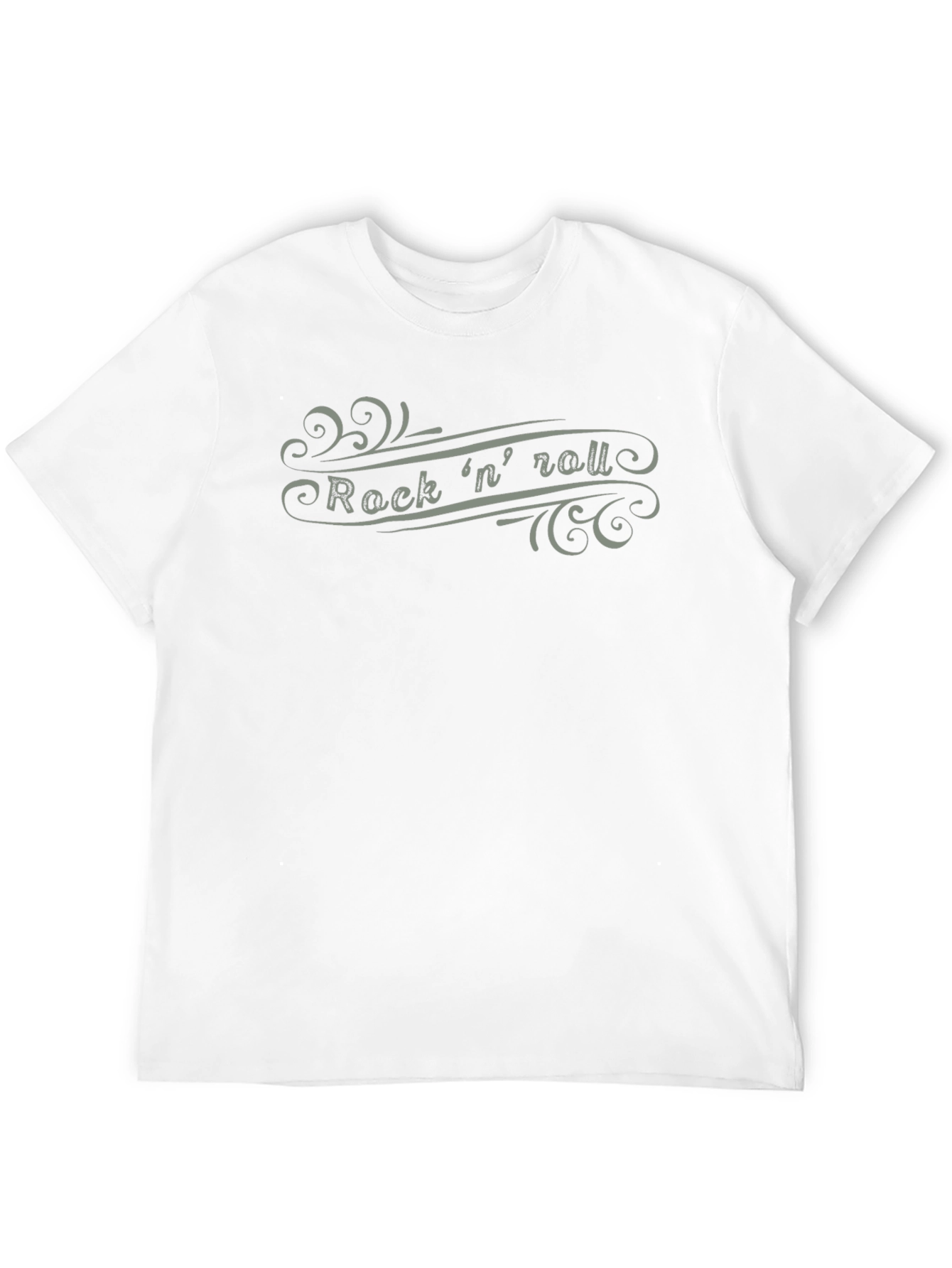 Rock n Roll Graphic Black T-Shirt